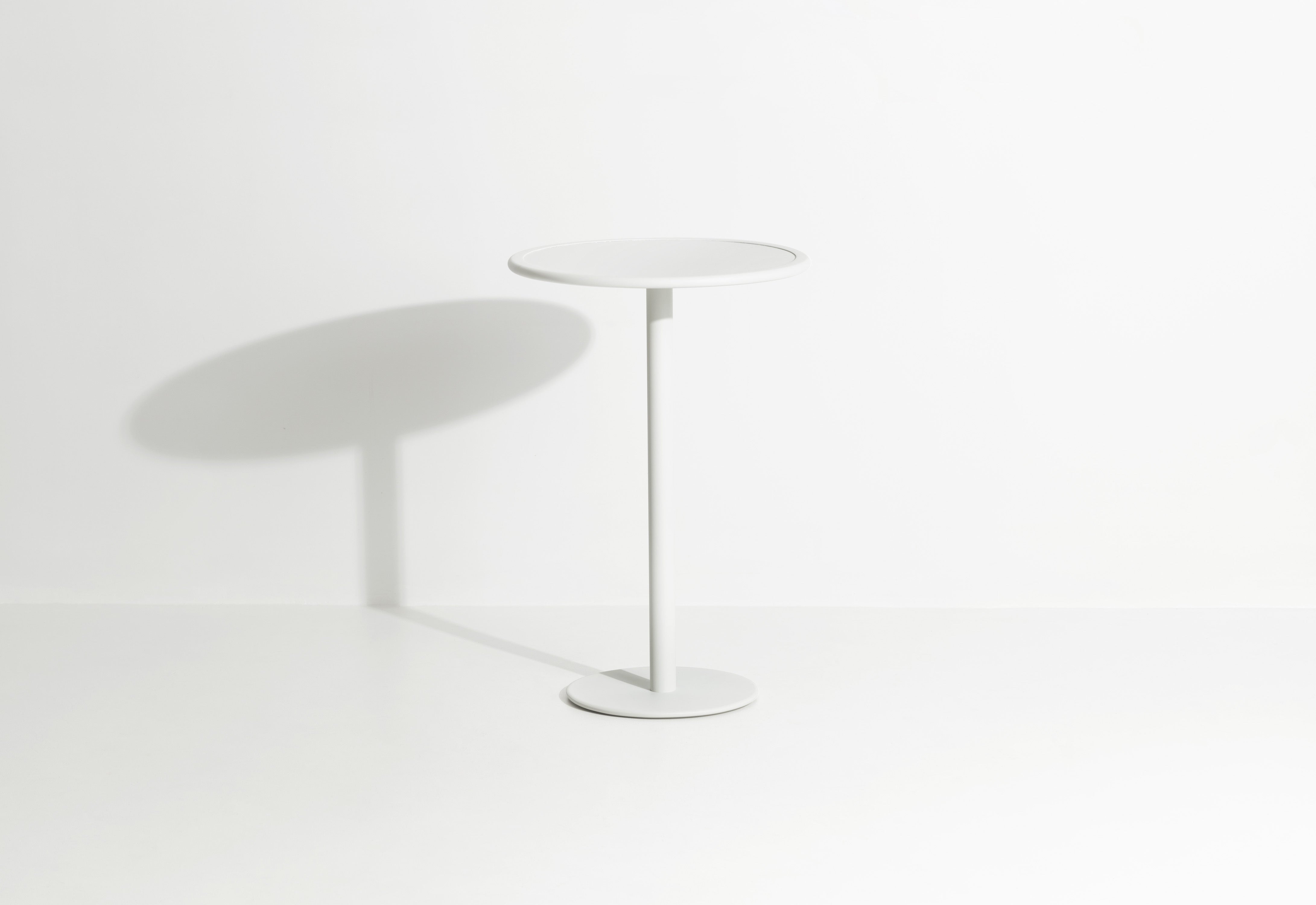 WEEK-END Round Garden Table in White