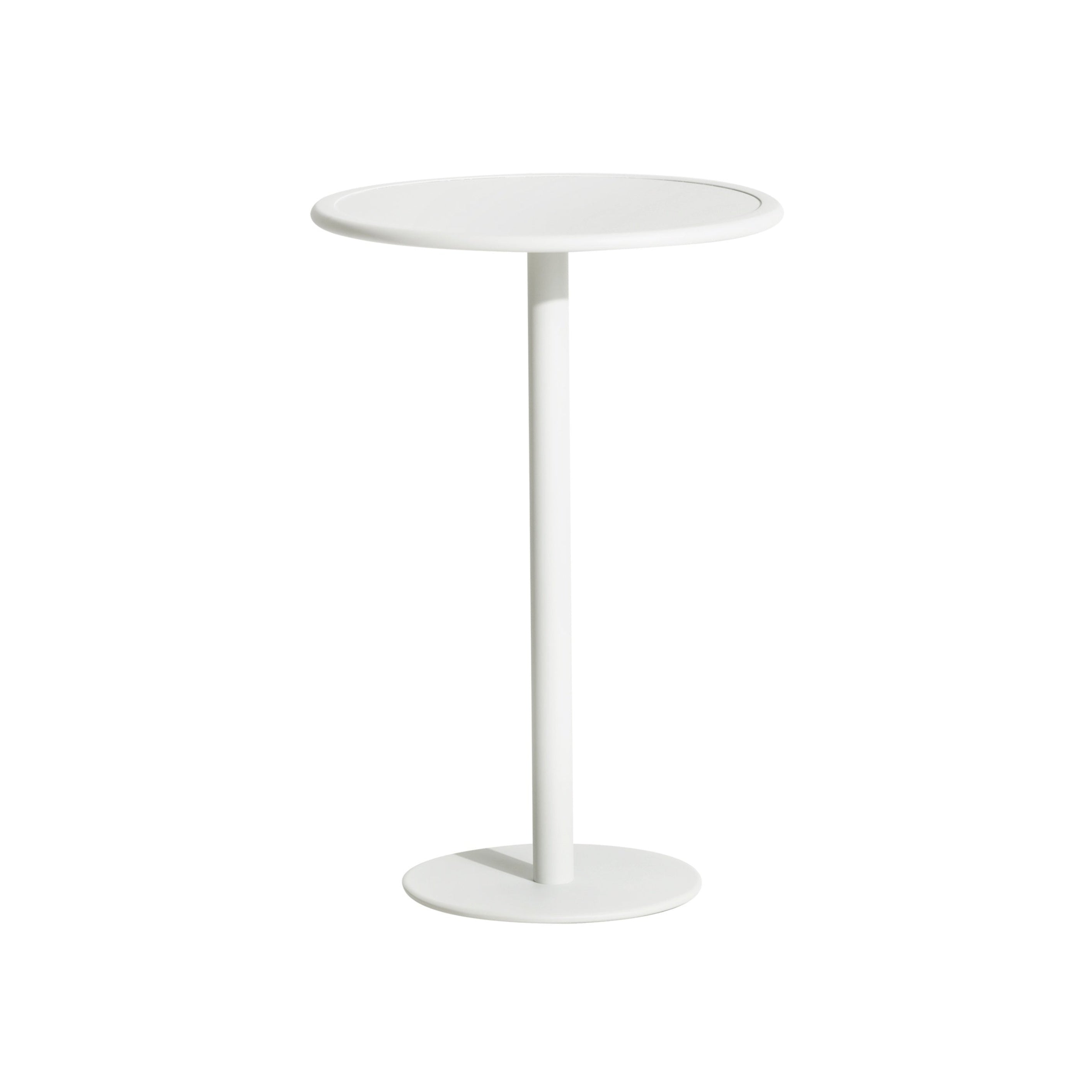 WEEK-END Round Garden Table in White
