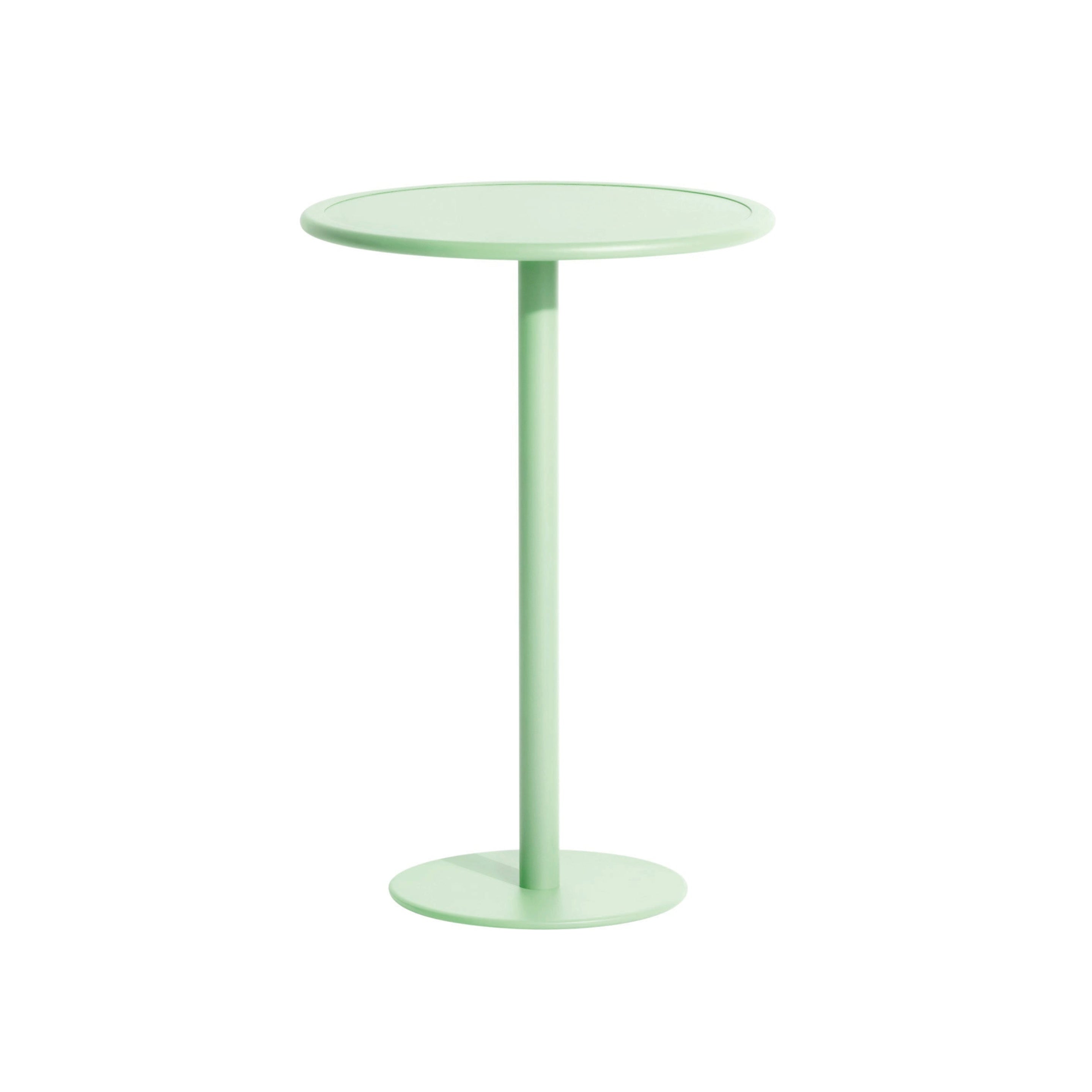 WEEK-END Round Garden Table in Pastel Green