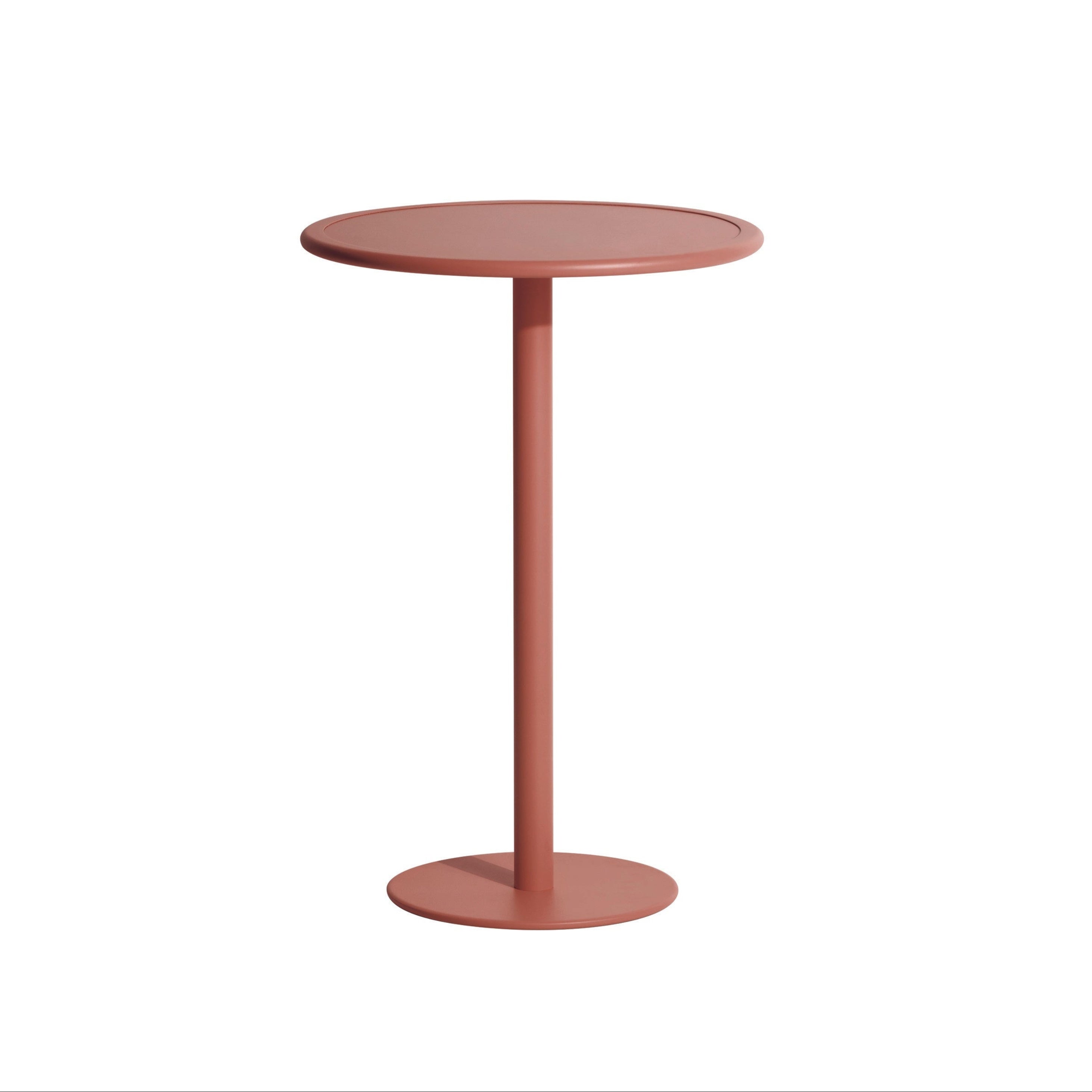 WEEK-END Round Garden Table in Terracotta