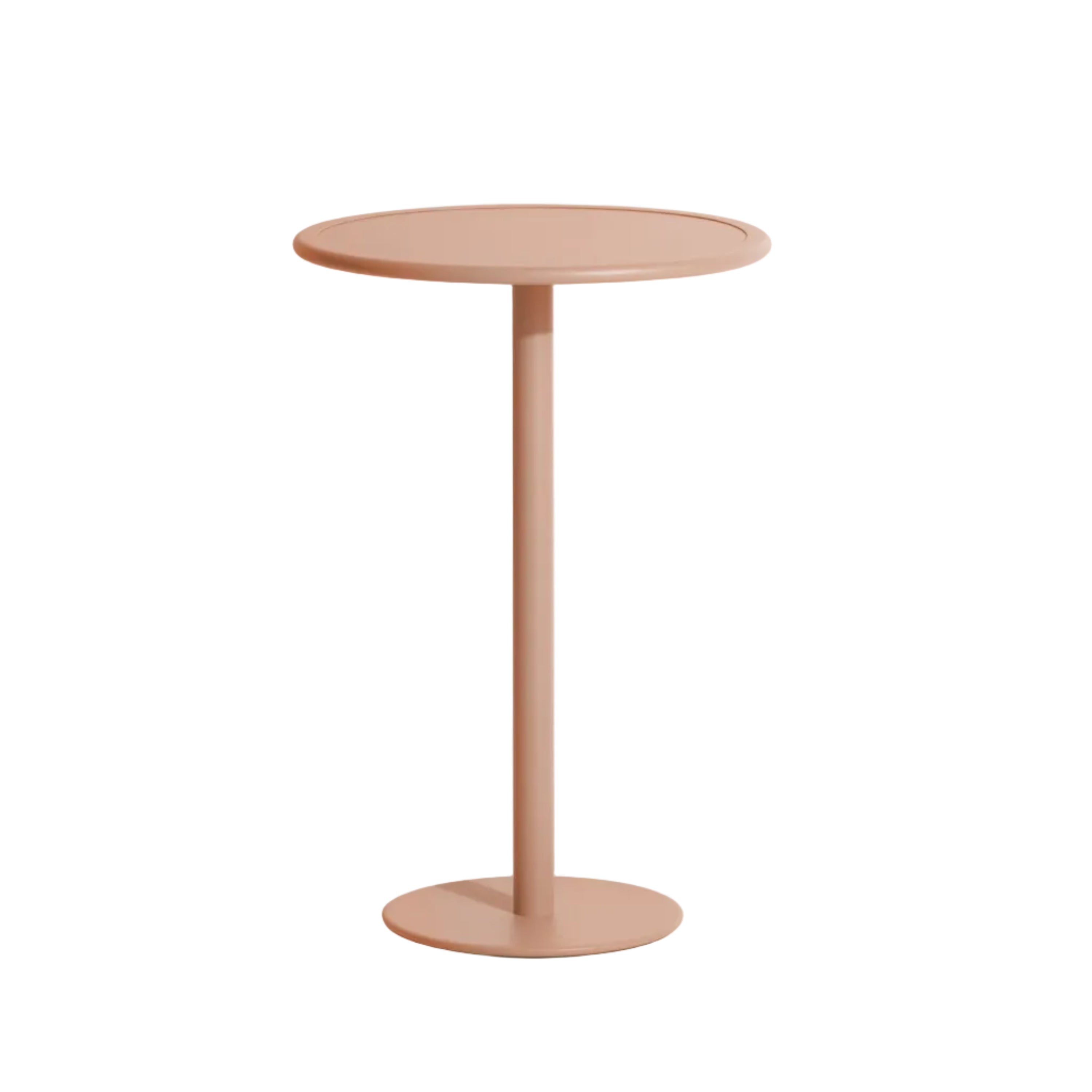 WEEK-END Round Garden Table in Soft Pink