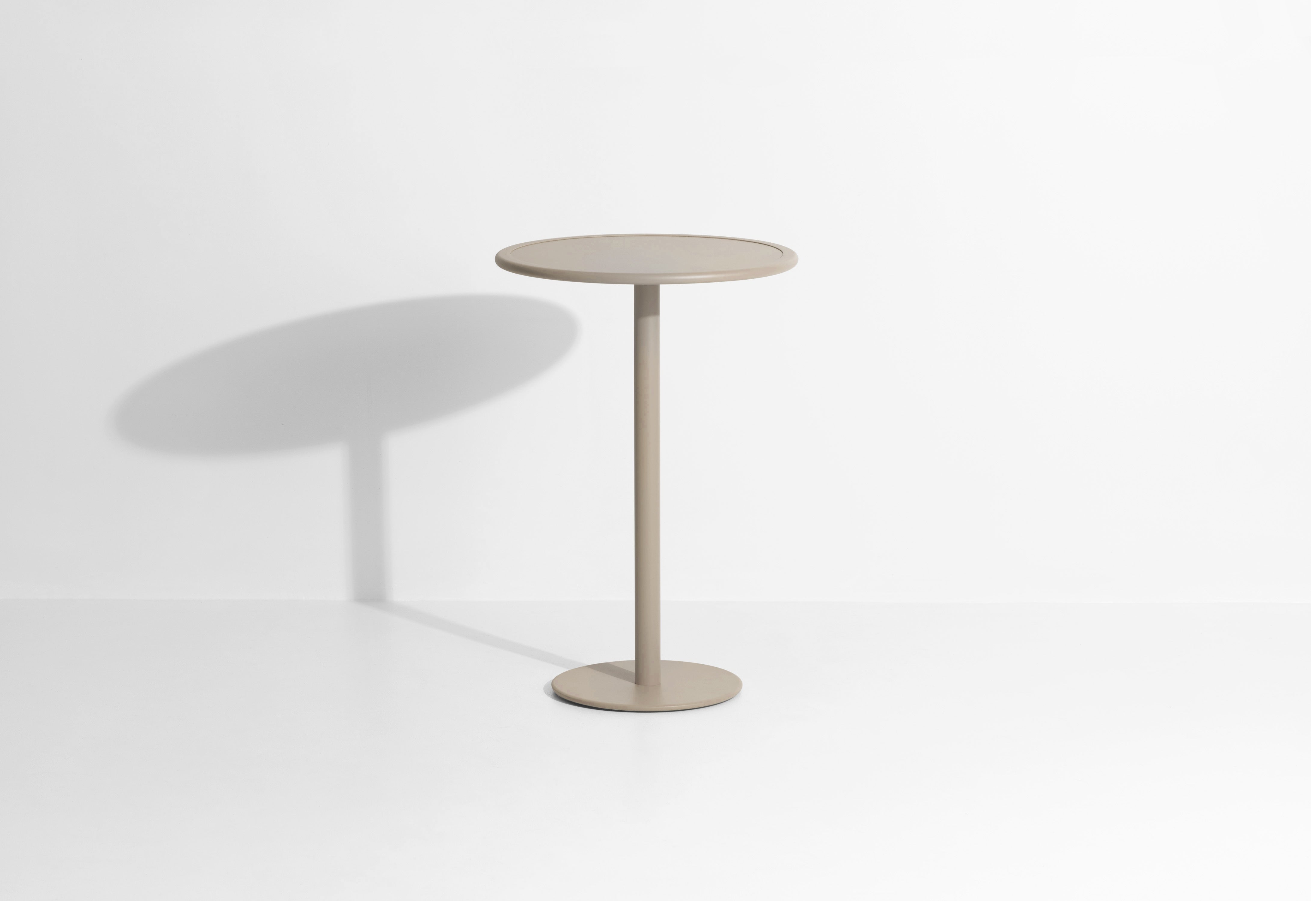 WEEK-END Round Garden Table in Beige