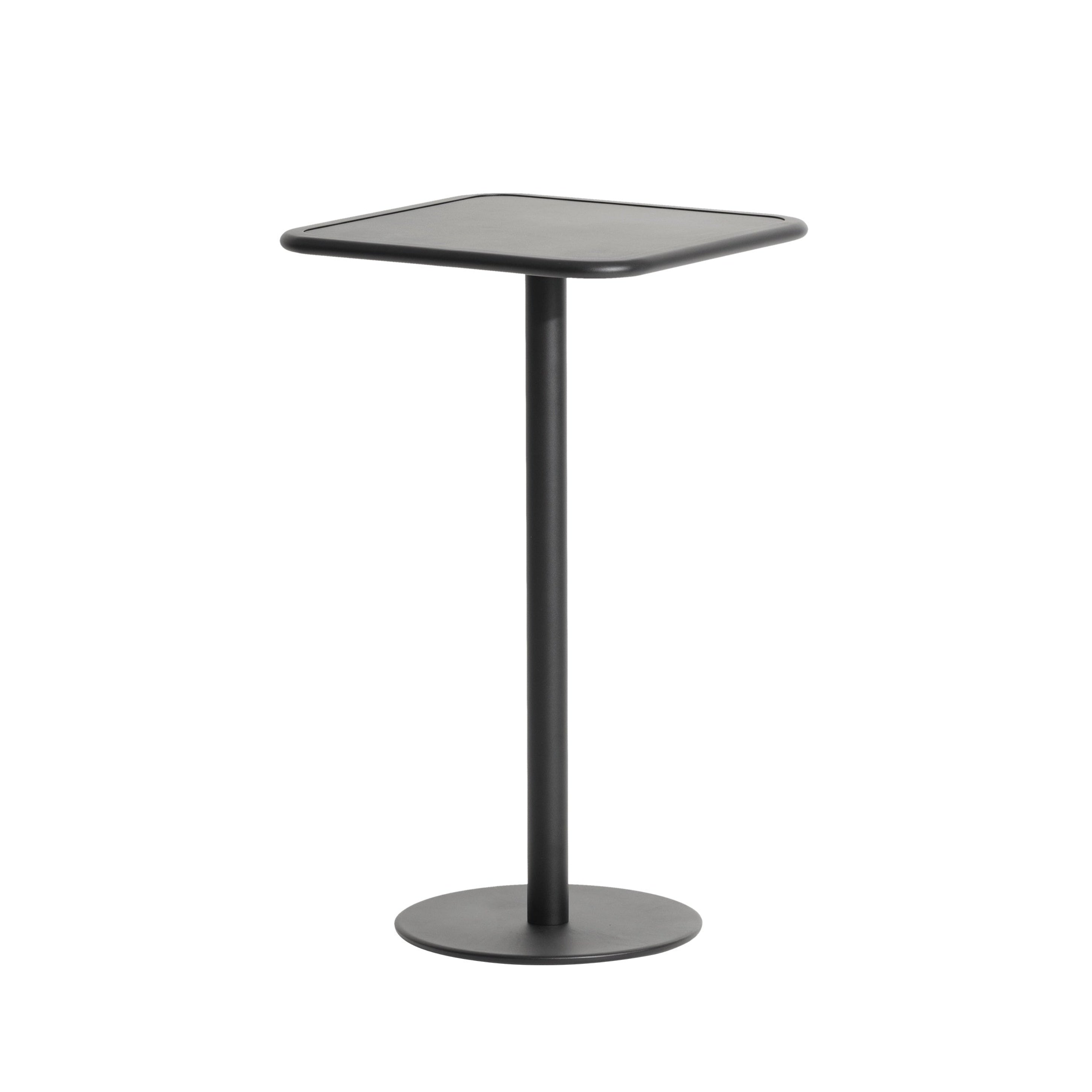 WEEK-END Black Square Garden Table