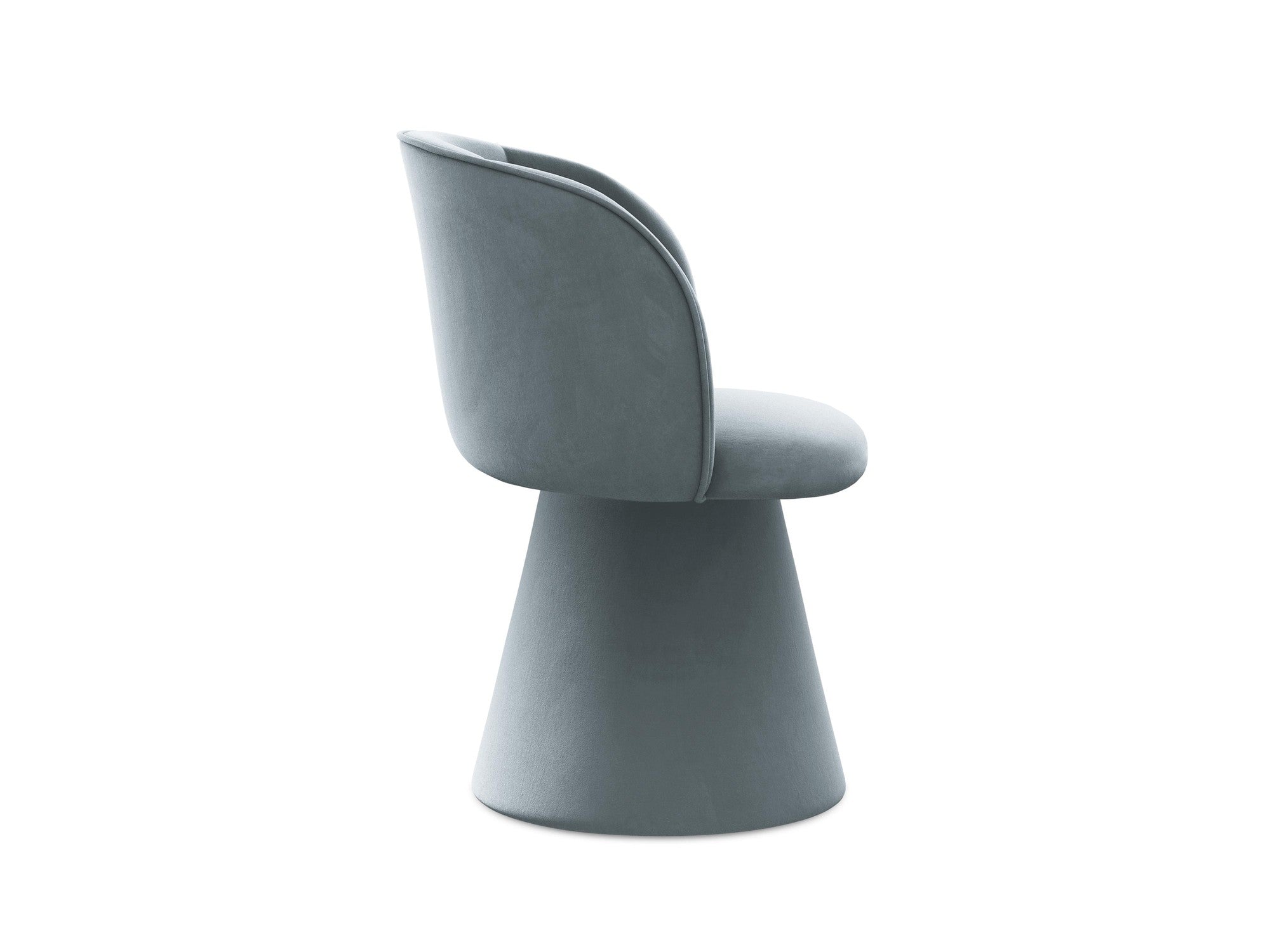 Velvet Chair MAIA Light Blue