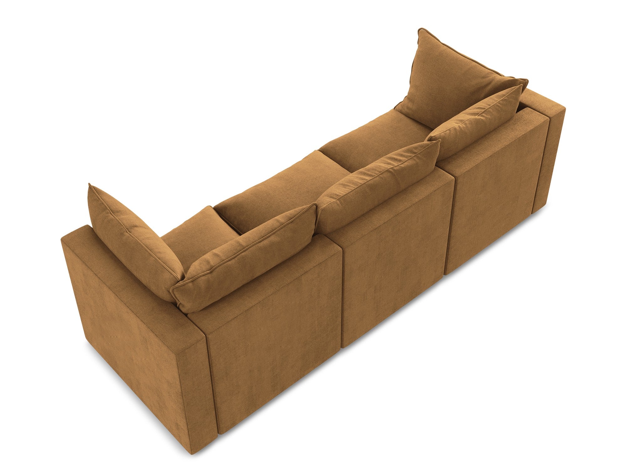 3-Seater Sofa MANAO Terracotta