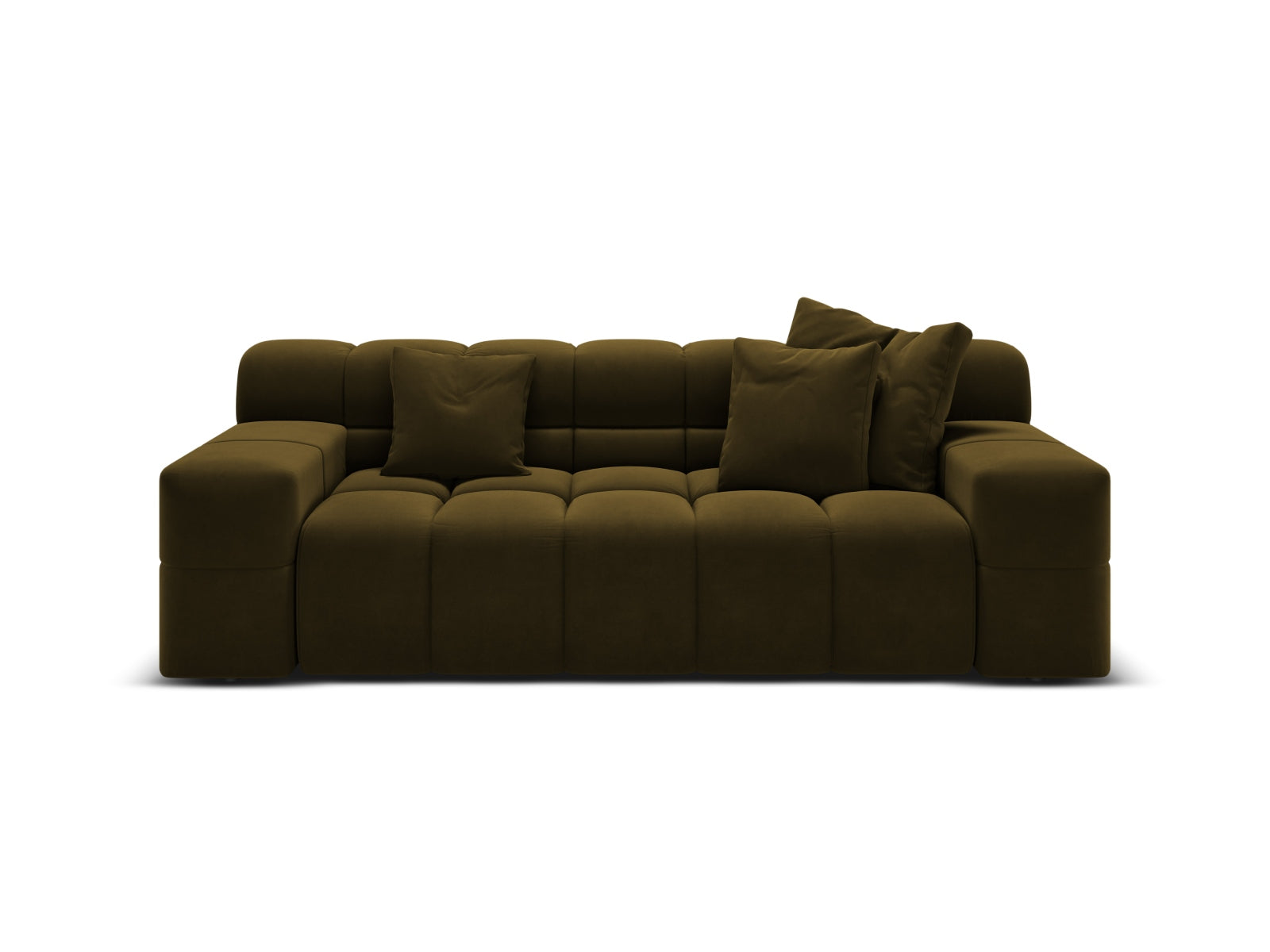 Sofa aus Samt 2-sitzig AGAVE grün