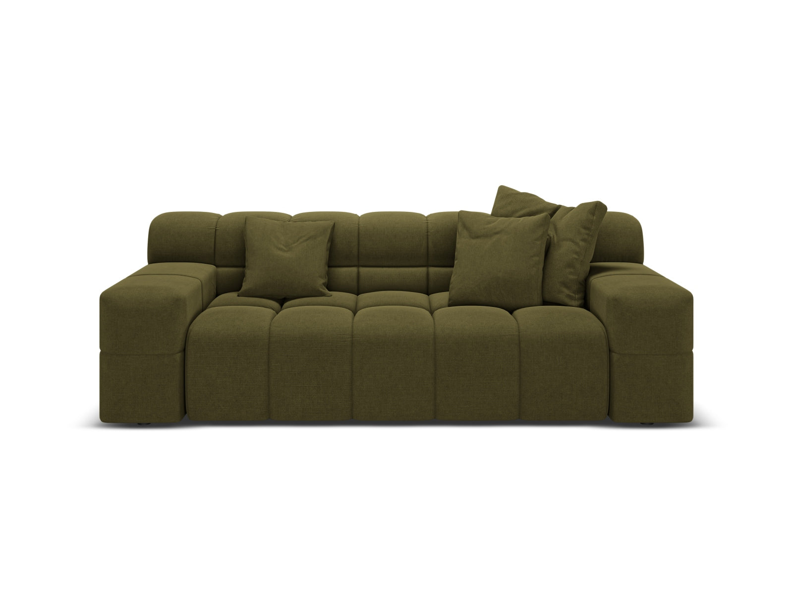 2-seater Sofa AGAVE green chenille