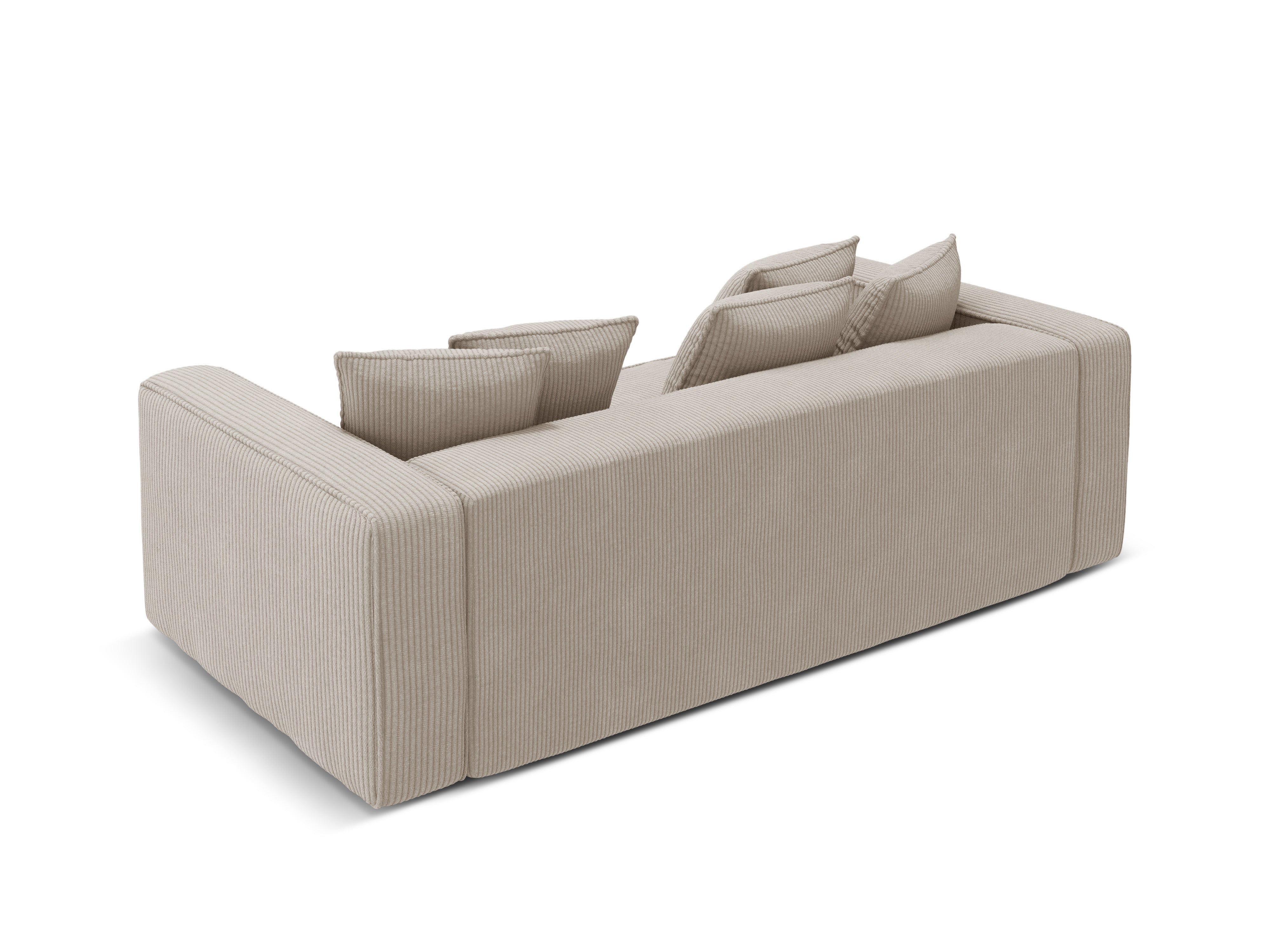 Sofa z funkcją spania RIBES beżowy sztruks