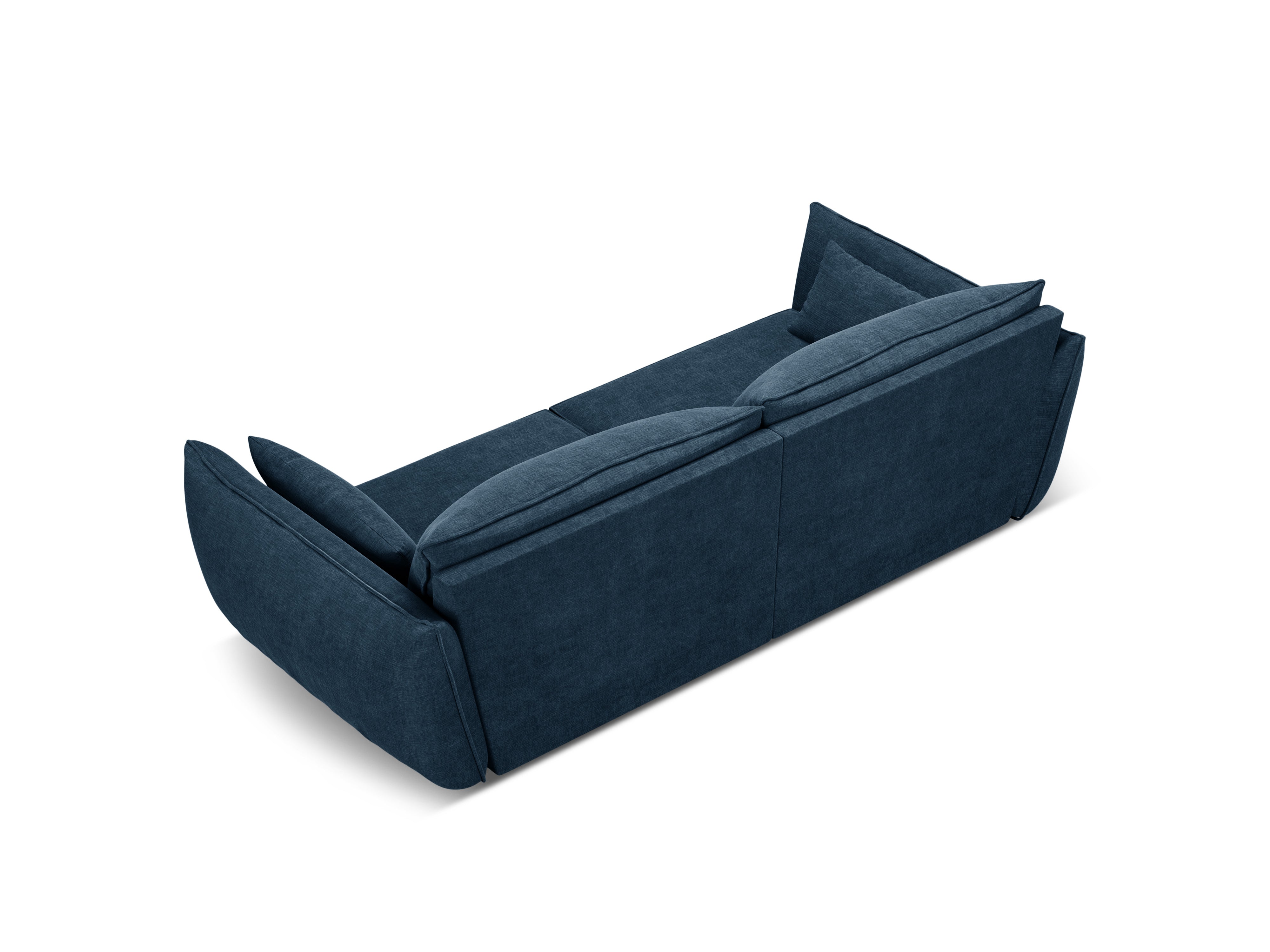 Sofa in the sofa fabric of 3rd Vanda Royal Granat