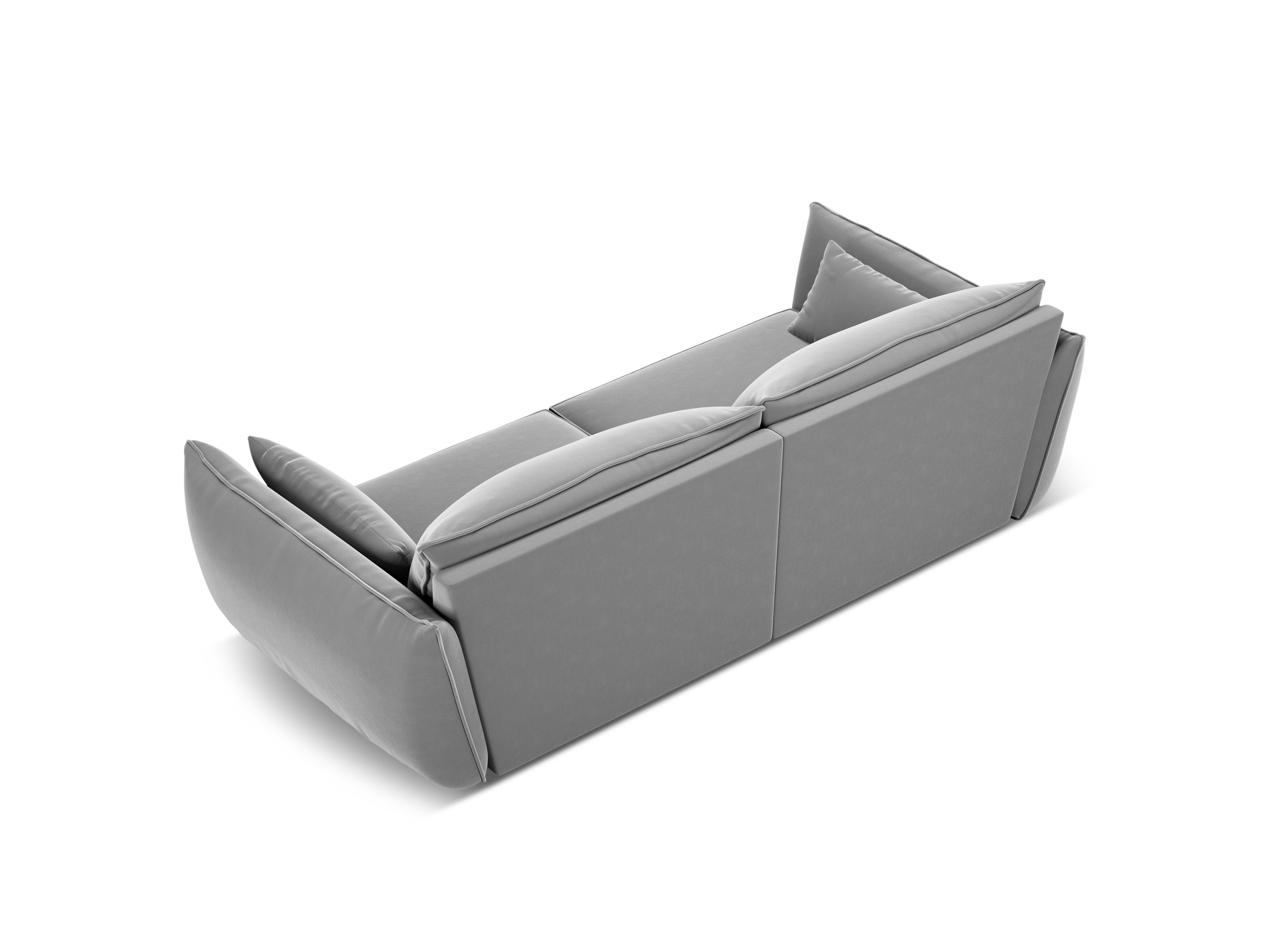 Vanda Gray Vanda velvet sofa