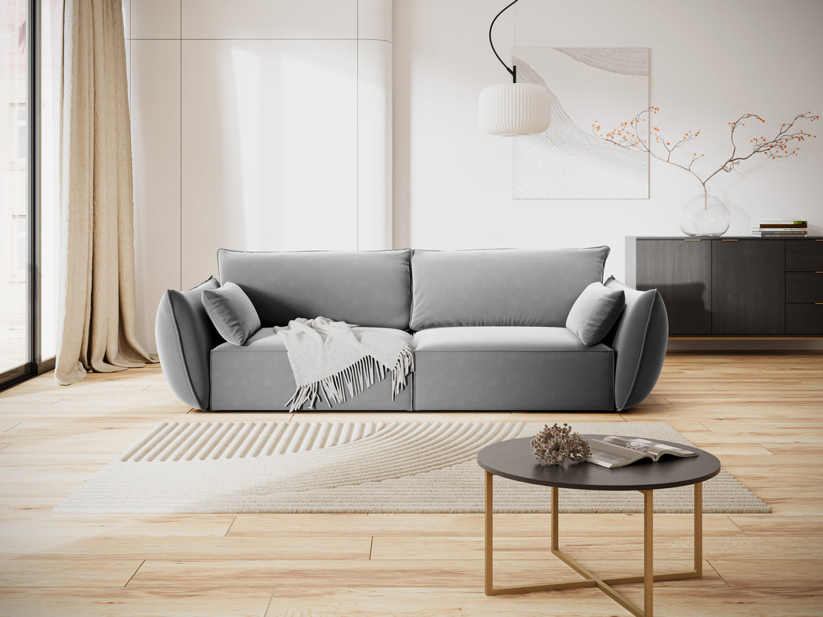 Vanda Gray Vanda velvet sofa