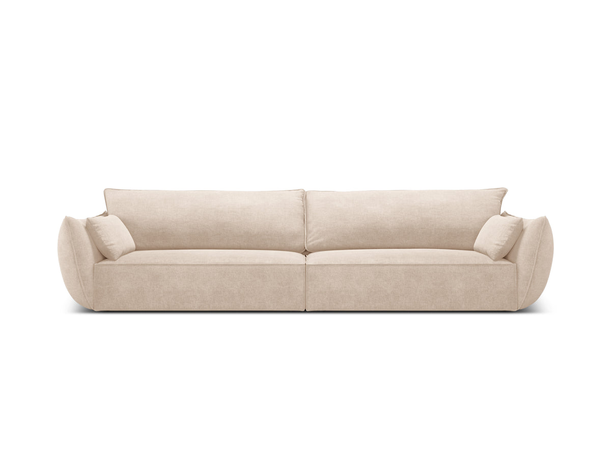 Sofa in the sofa fabric of 4-seater Vanda beige