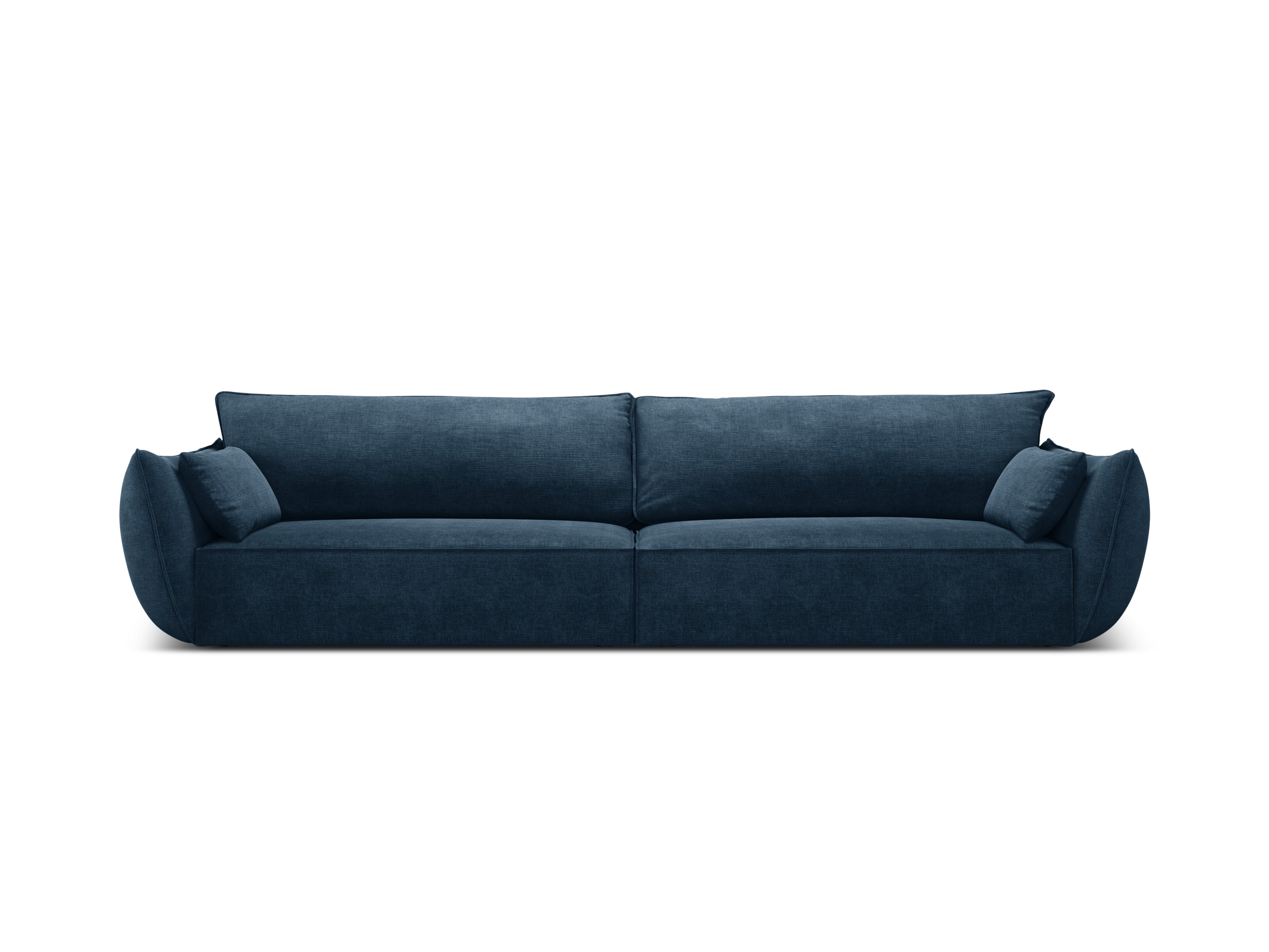 Sofa in the sofa fabric of 4-seater Vanda Royal Granat