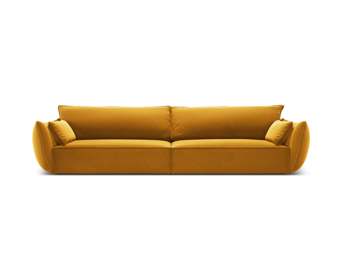 Vanda mustard Vanda velvet sofa