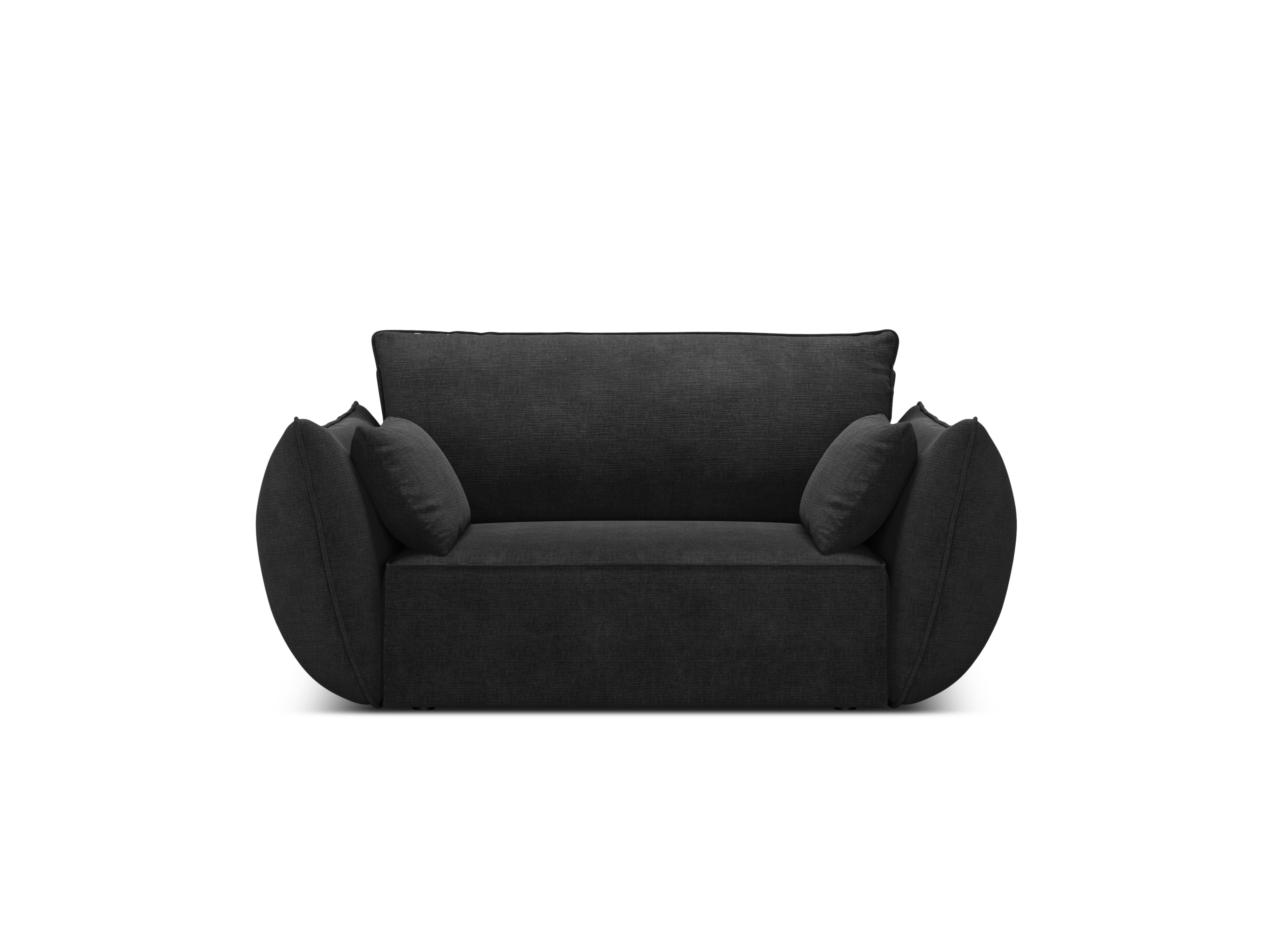 Armchair in the szenil fabric of Vanda Czarny