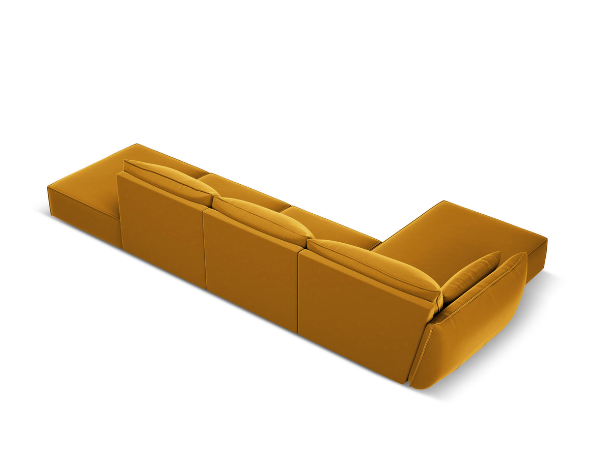 Left -hand velvet open -sided corner