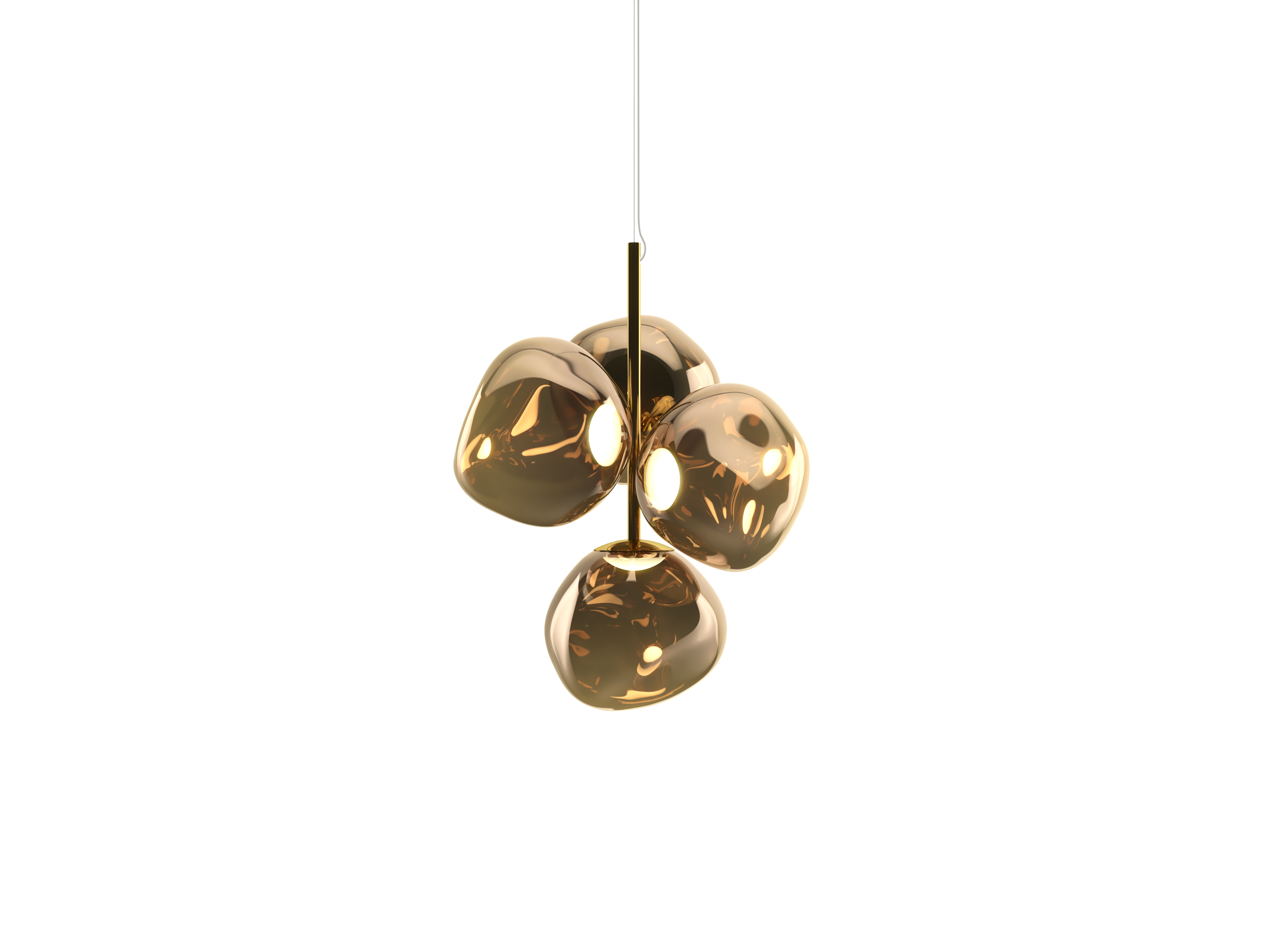MELT chandelier in brown