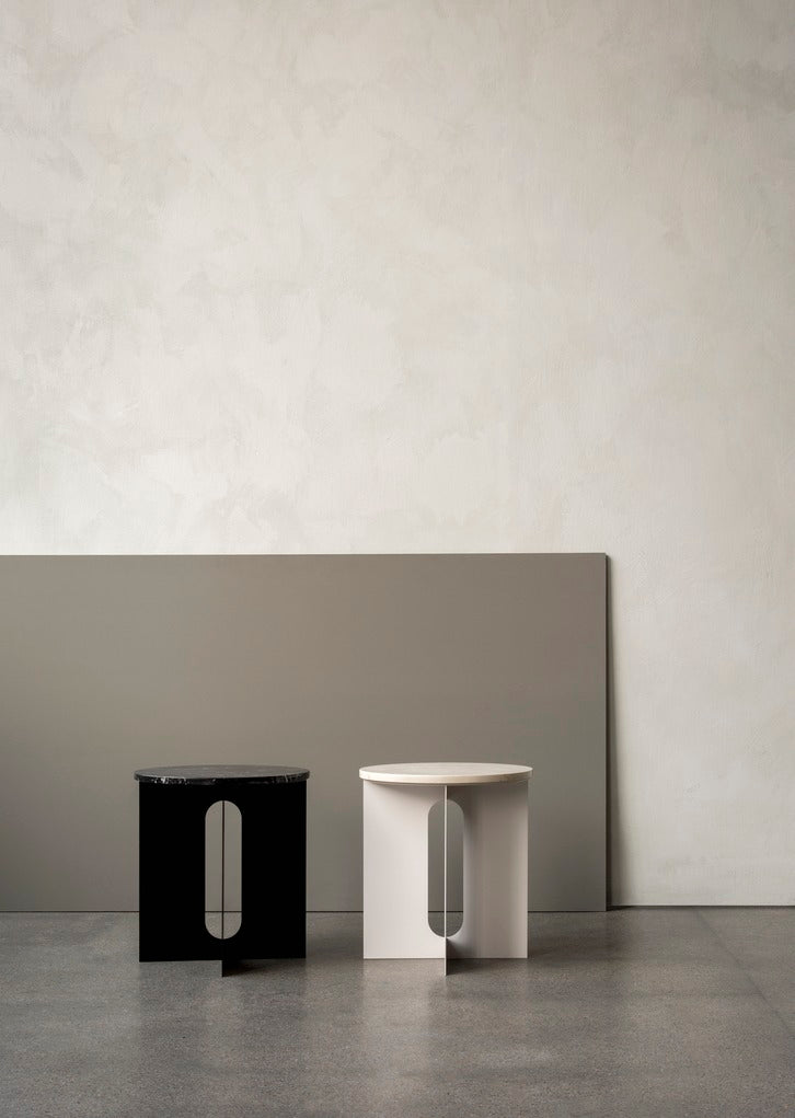 ANDROGYNE Beistelltisch schwarzer Marmor
