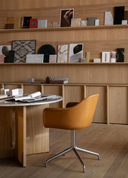 ANDROGYNE Round Table Dark Oak Wood