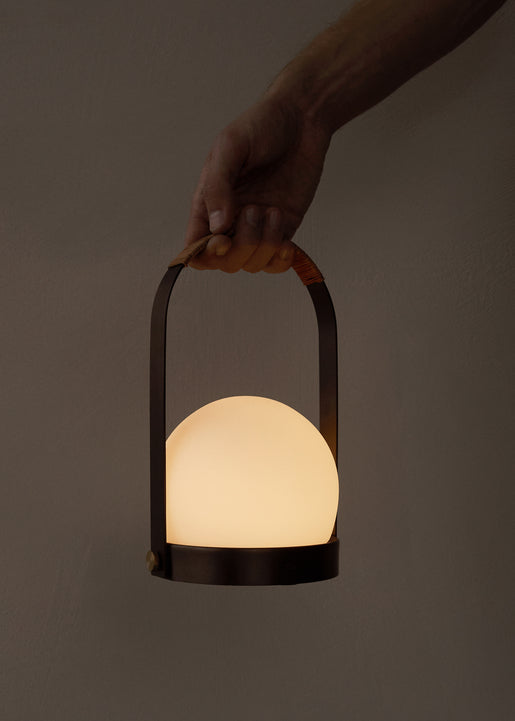 Portable lamp CARRIE bronzed brass