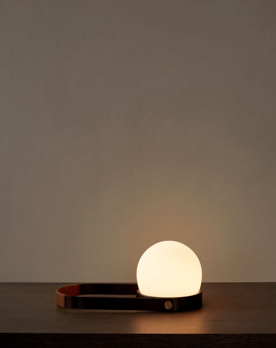 Portable lamp CARRIE bronzed brass