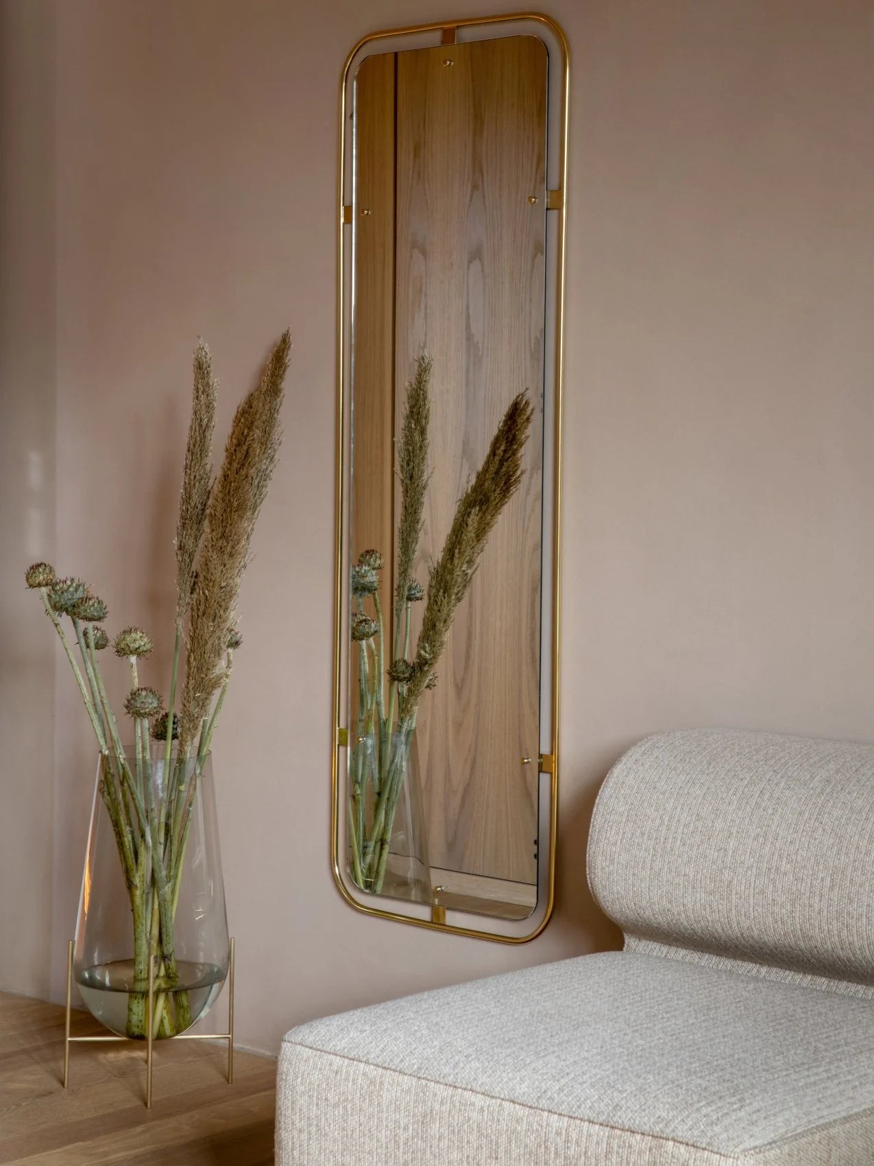 Modulsofa EAVE - rechter Eckmodul in Creme