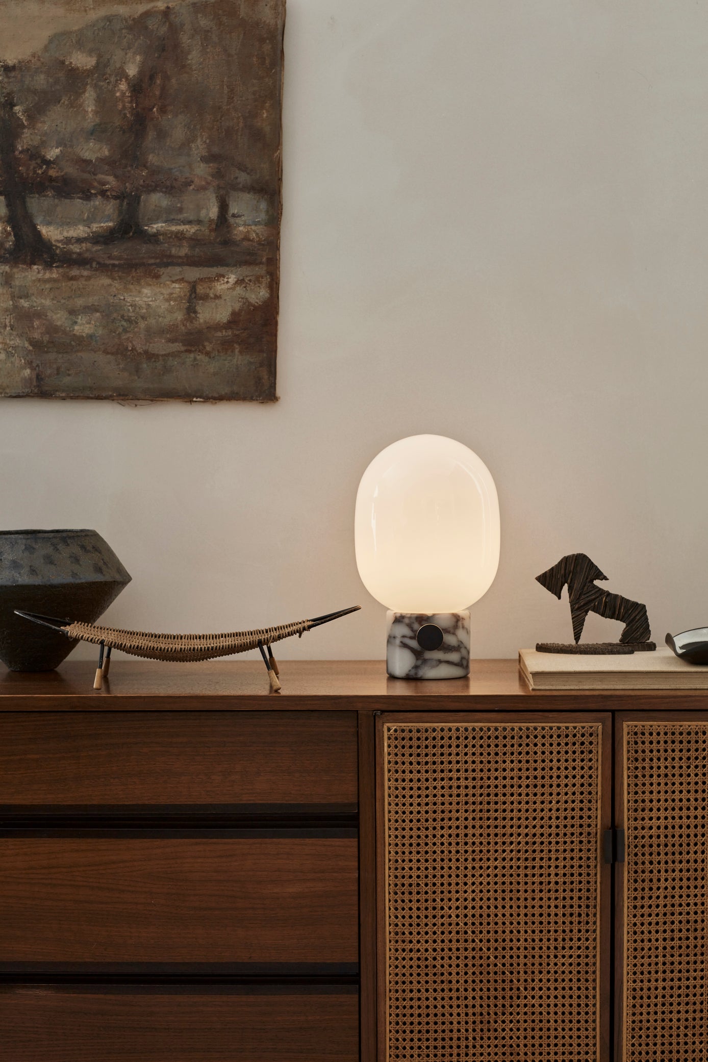 JWDA Table Lamp White Marble