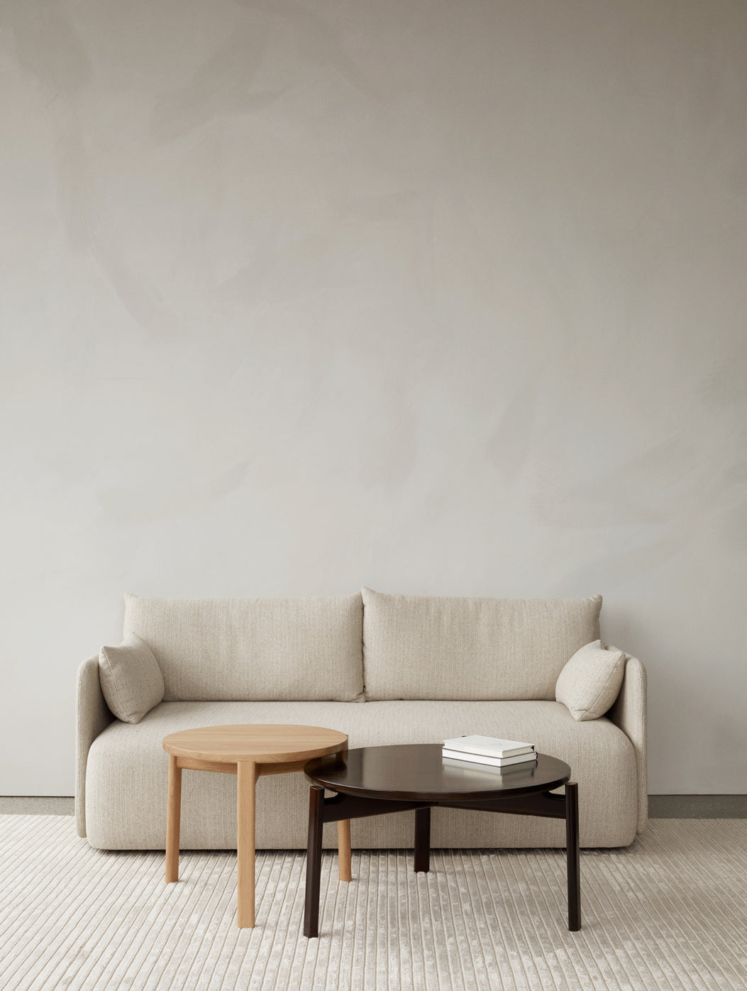 PASSAGE oak wood coffee table