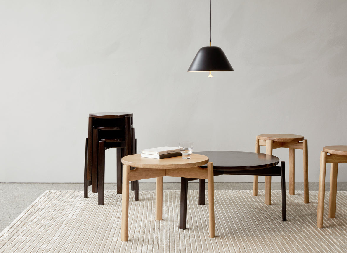 PASSAGE oak wood coffee table
