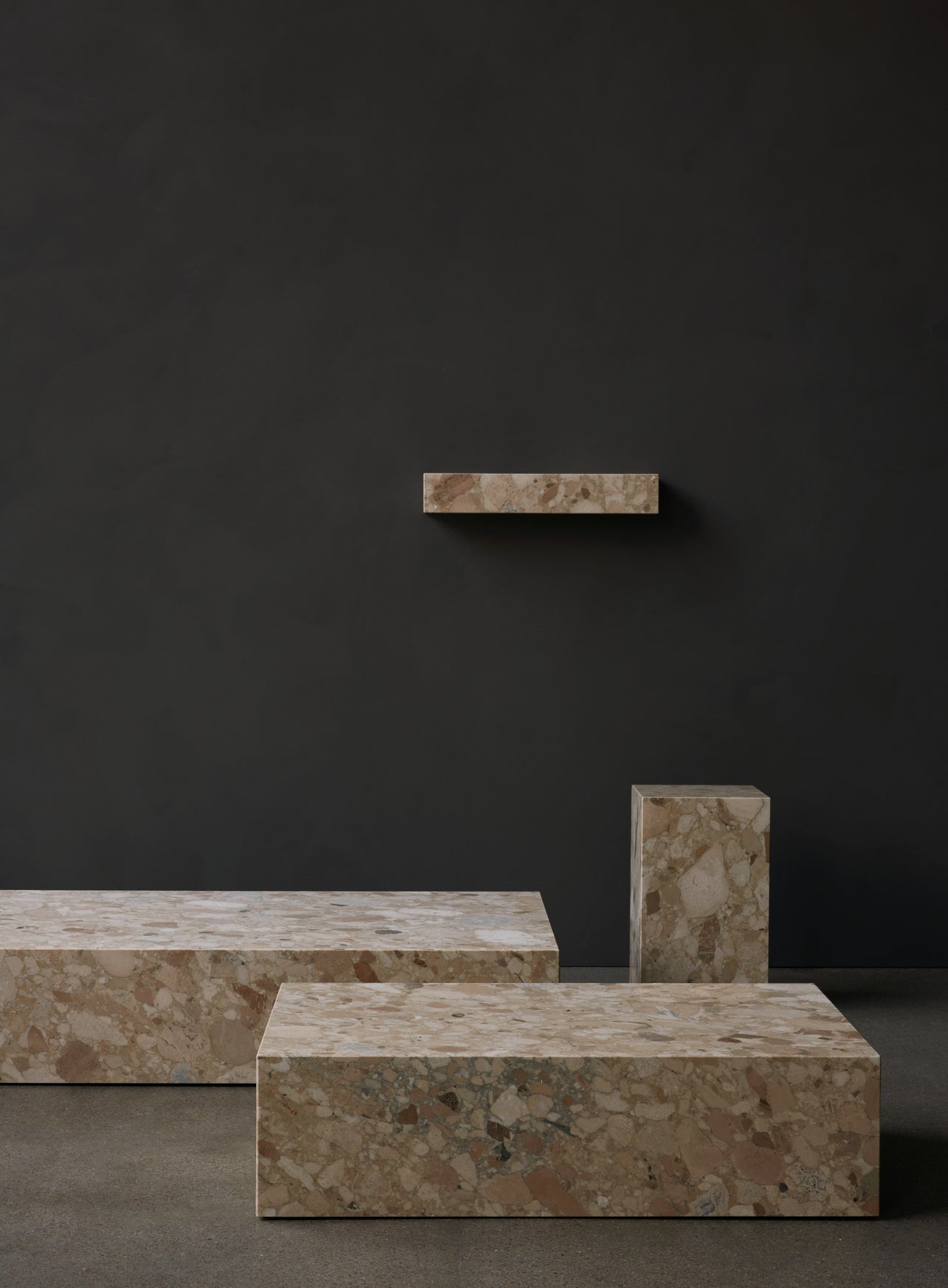 PLINTH Hanging Shelf Sandstone