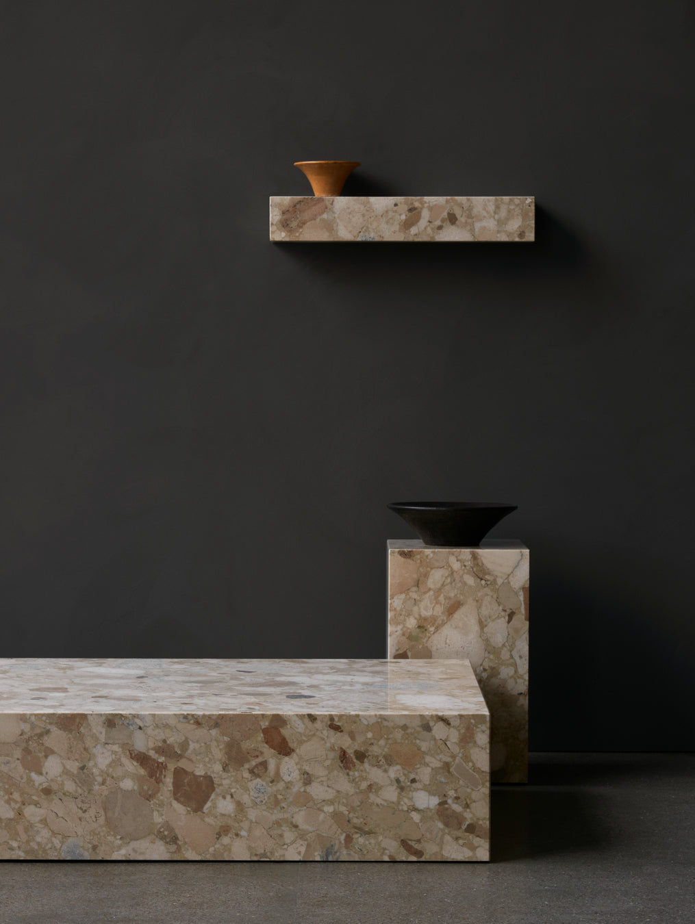 PLINTH Hanging Shelf Sandstone