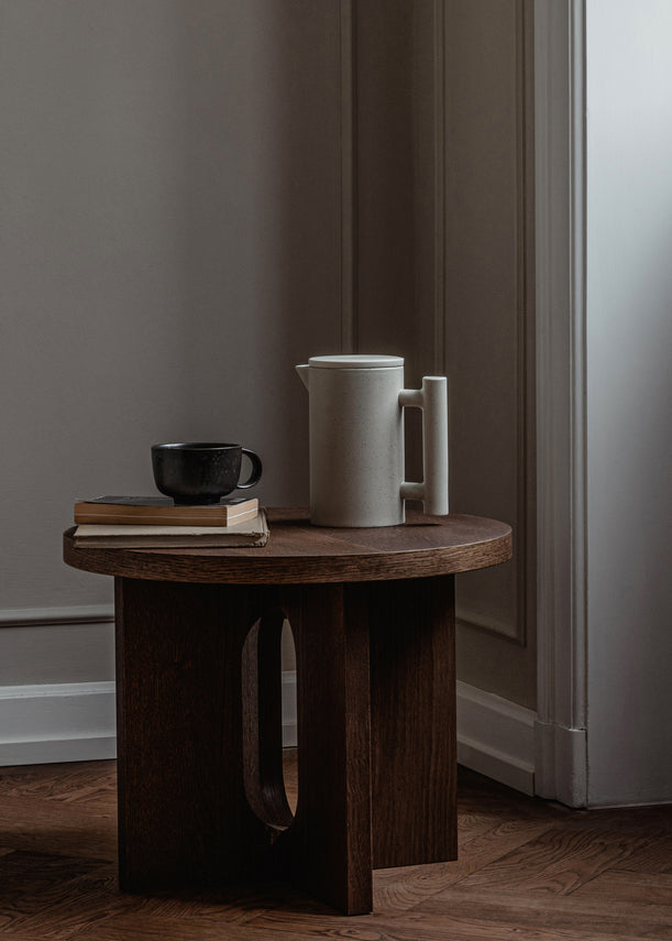 ANDROGYNE side table dark oak wood