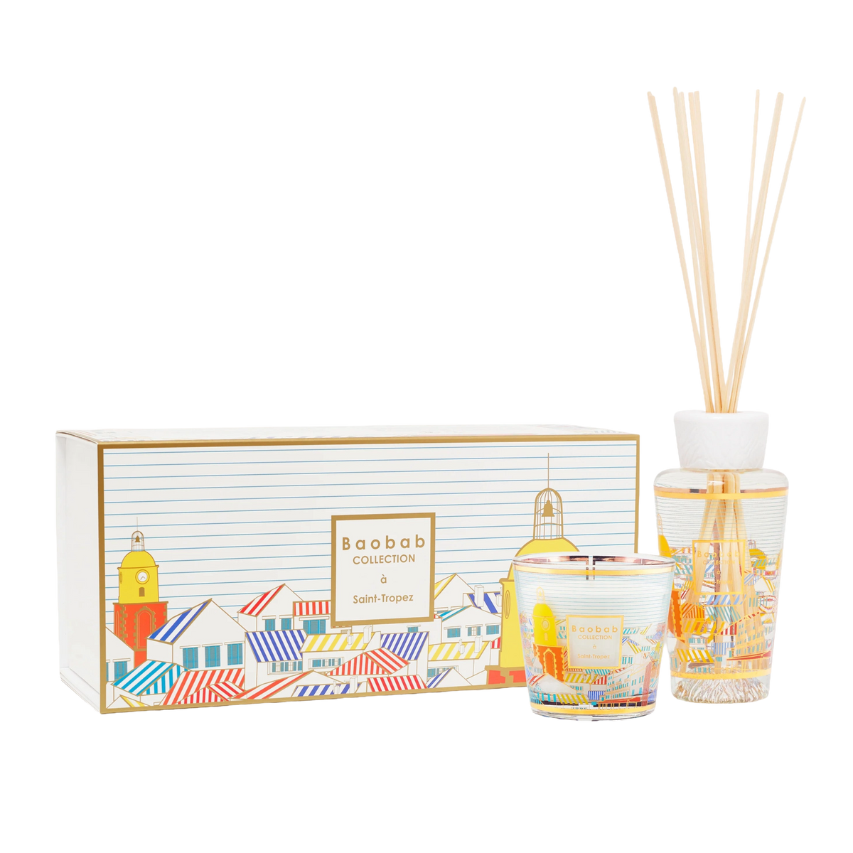MY FIRST BAOBAB A SAINT-TROPEZ gift set candle and diffuser