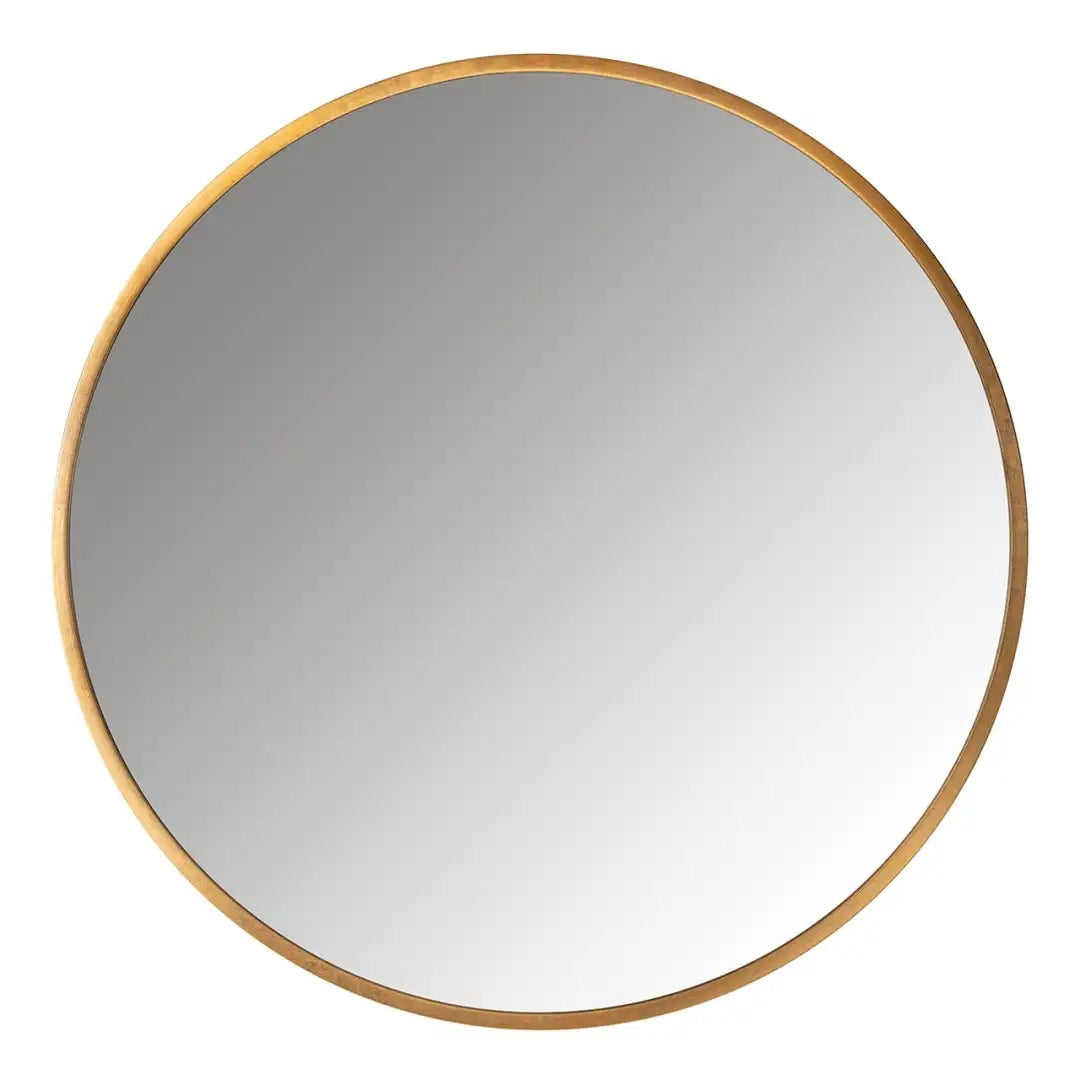 Runder Spiegel MAEVY gold