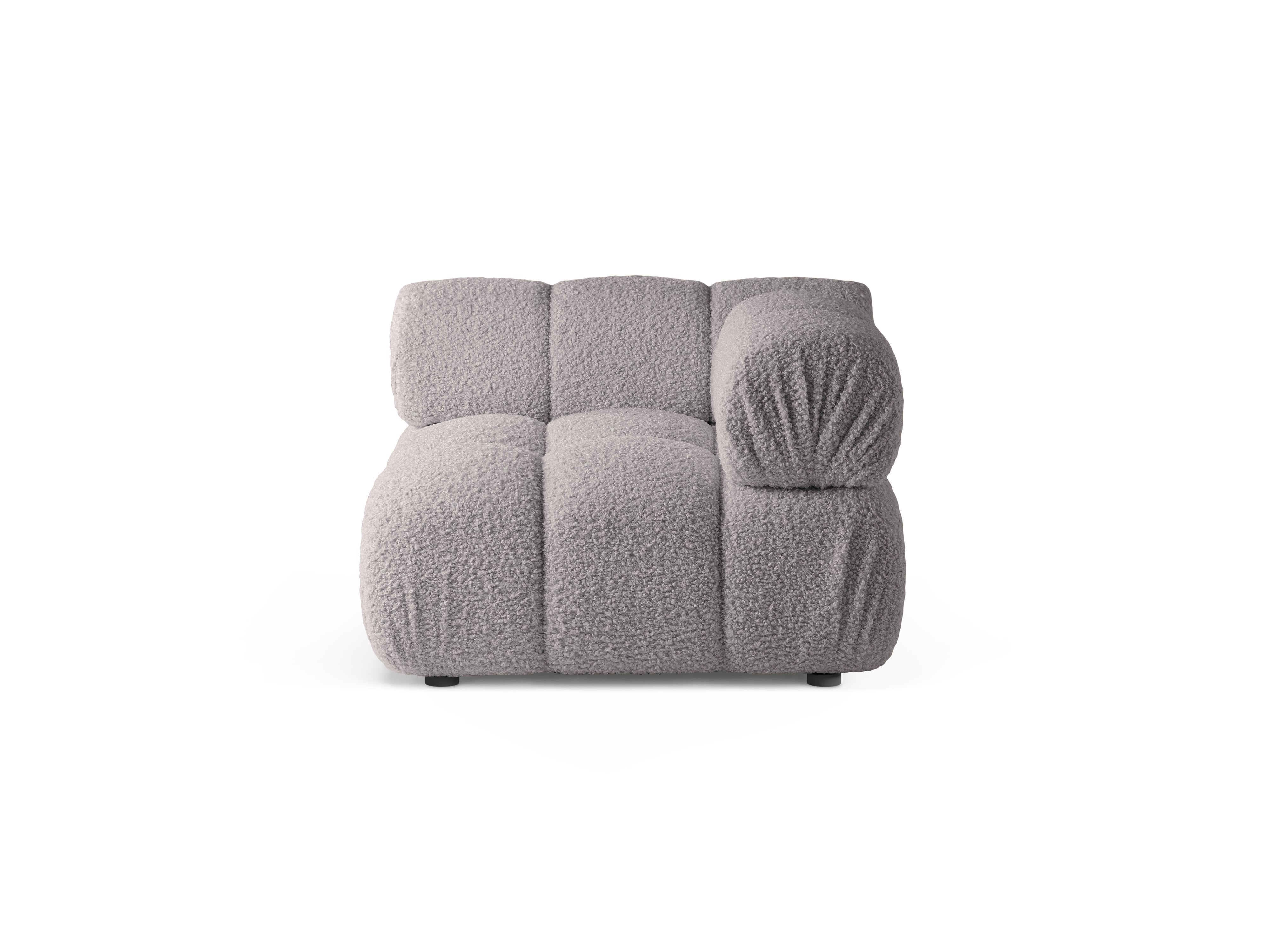 BELLIS Modular Sofa - Gray Boucle Corner Module