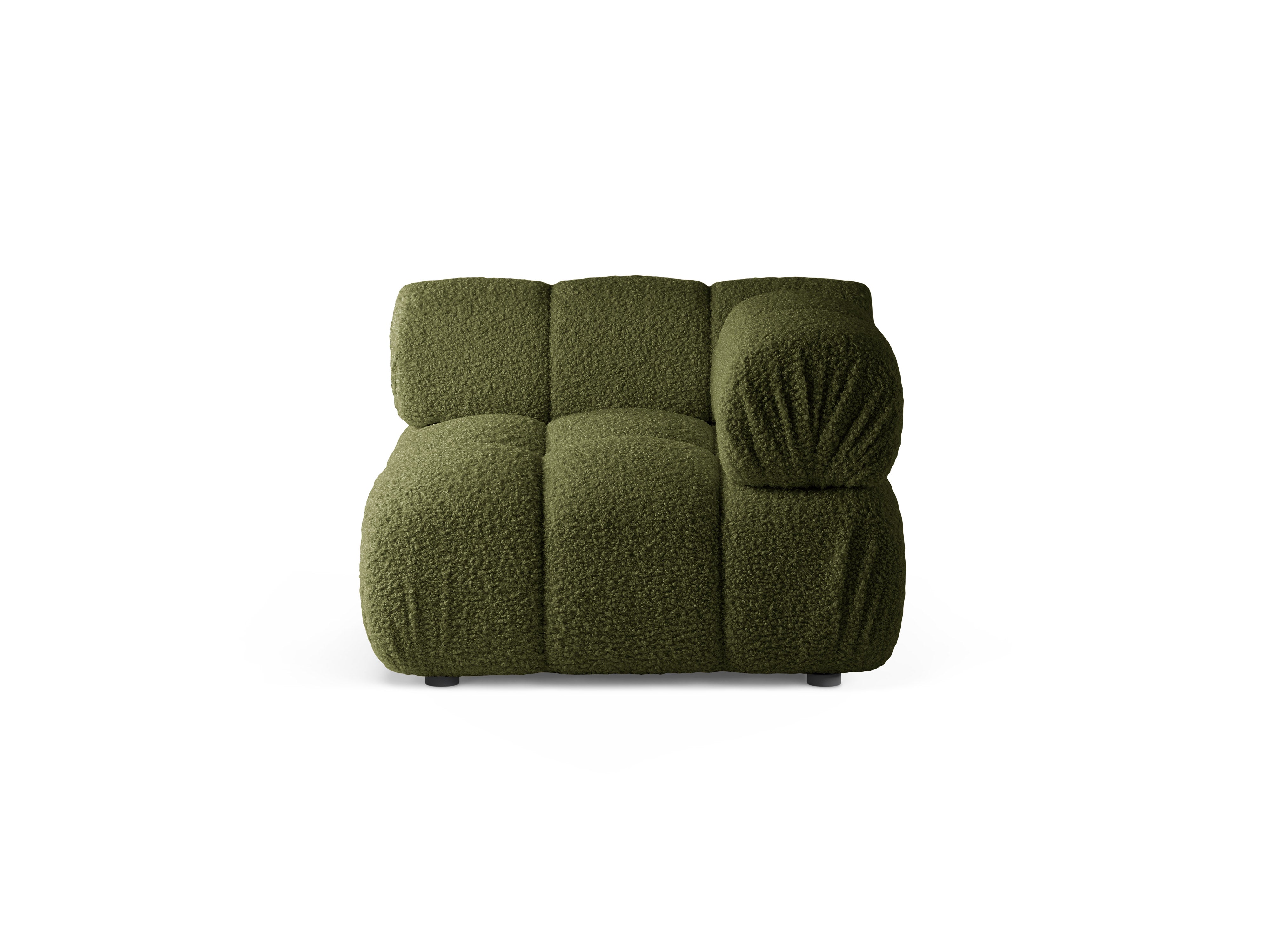 BELLIS Modular Sofa - Green Boucle Corner Module