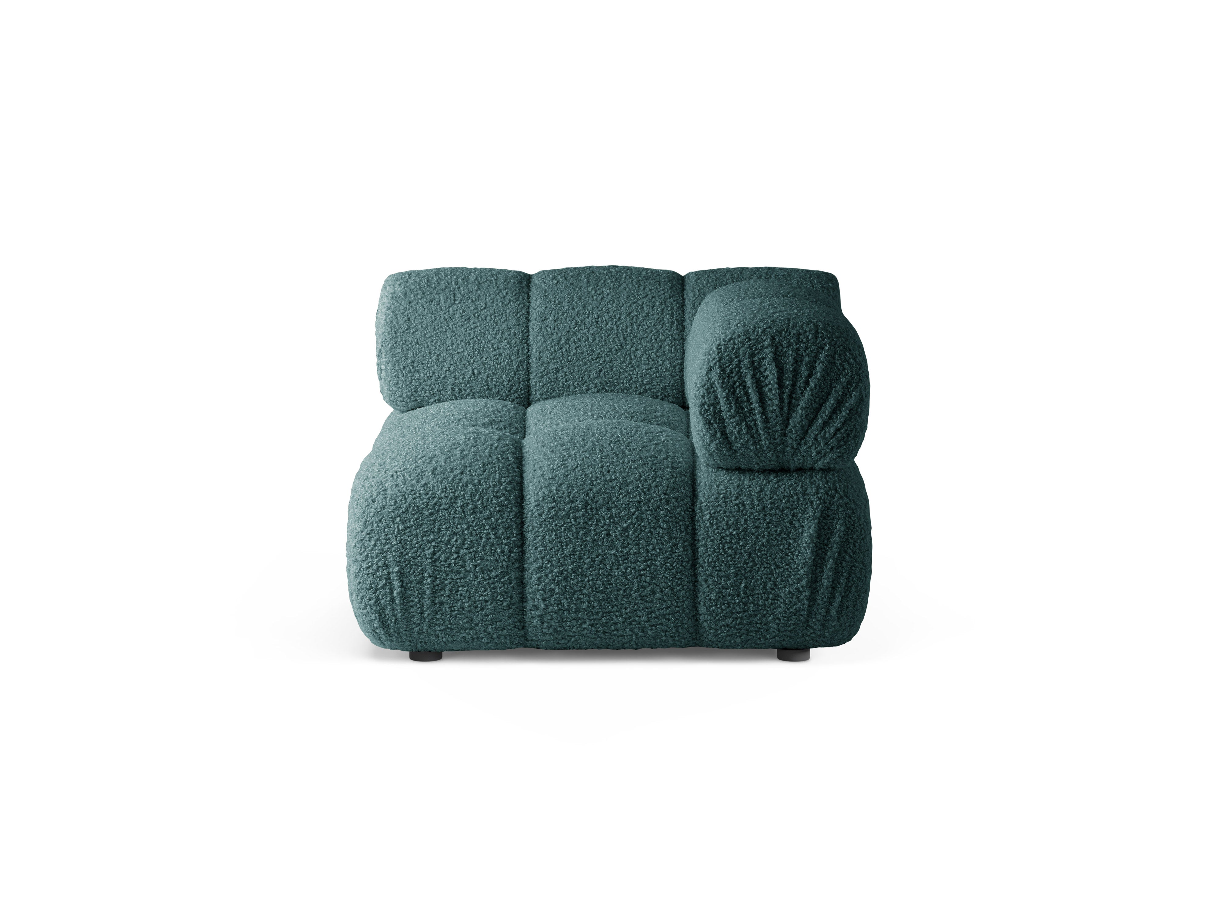 BELLIS Modular Sofa - Deep Corner Module in Petrol Boucle