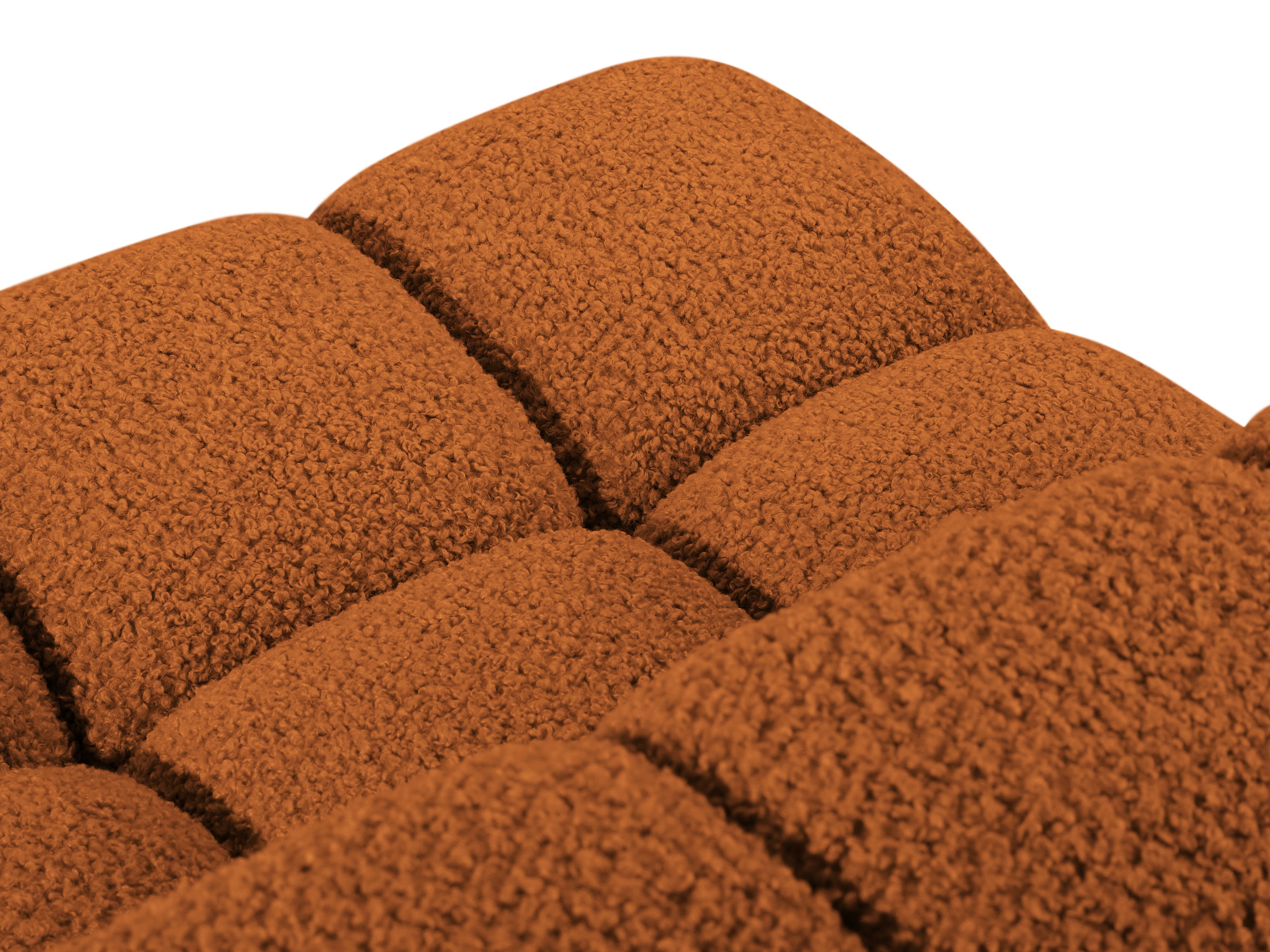 BELLIS Modular Sofa - Corner Module in Brick Boucle