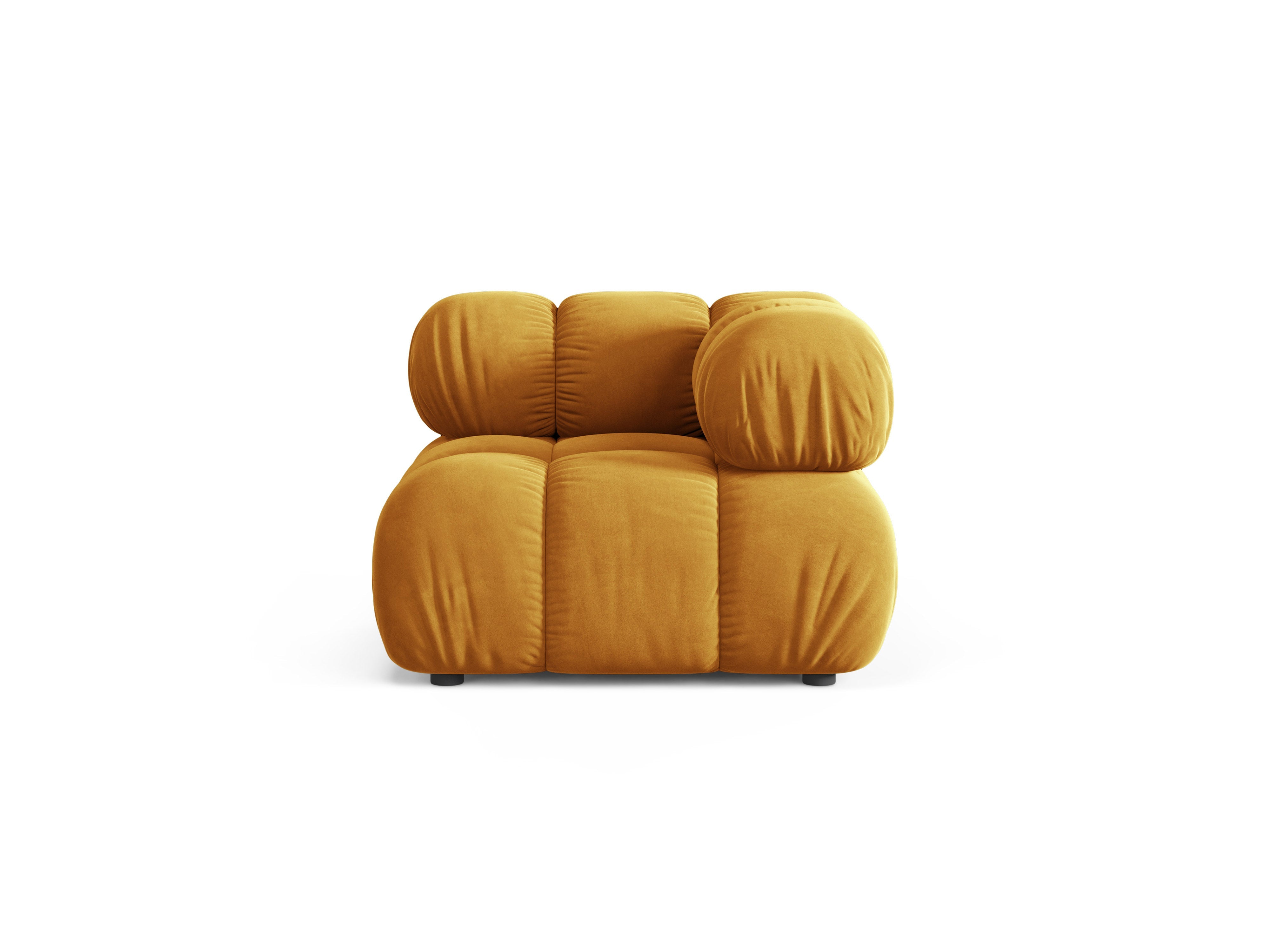 BELLIS Modular Sofa - Mustard Corner Module in Velvet