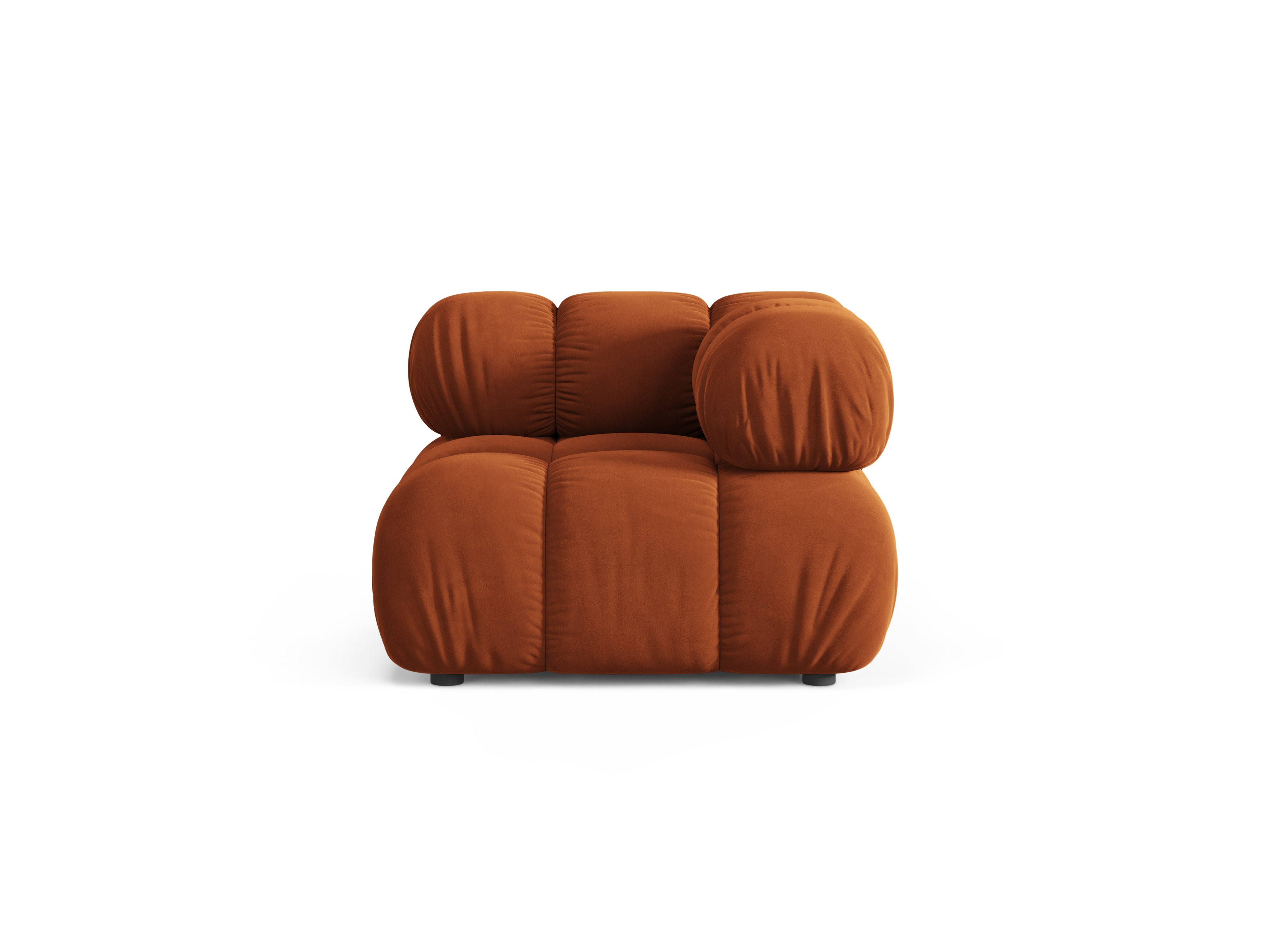 BELLIS Velvet Modular Sofa - Brick Corner Module