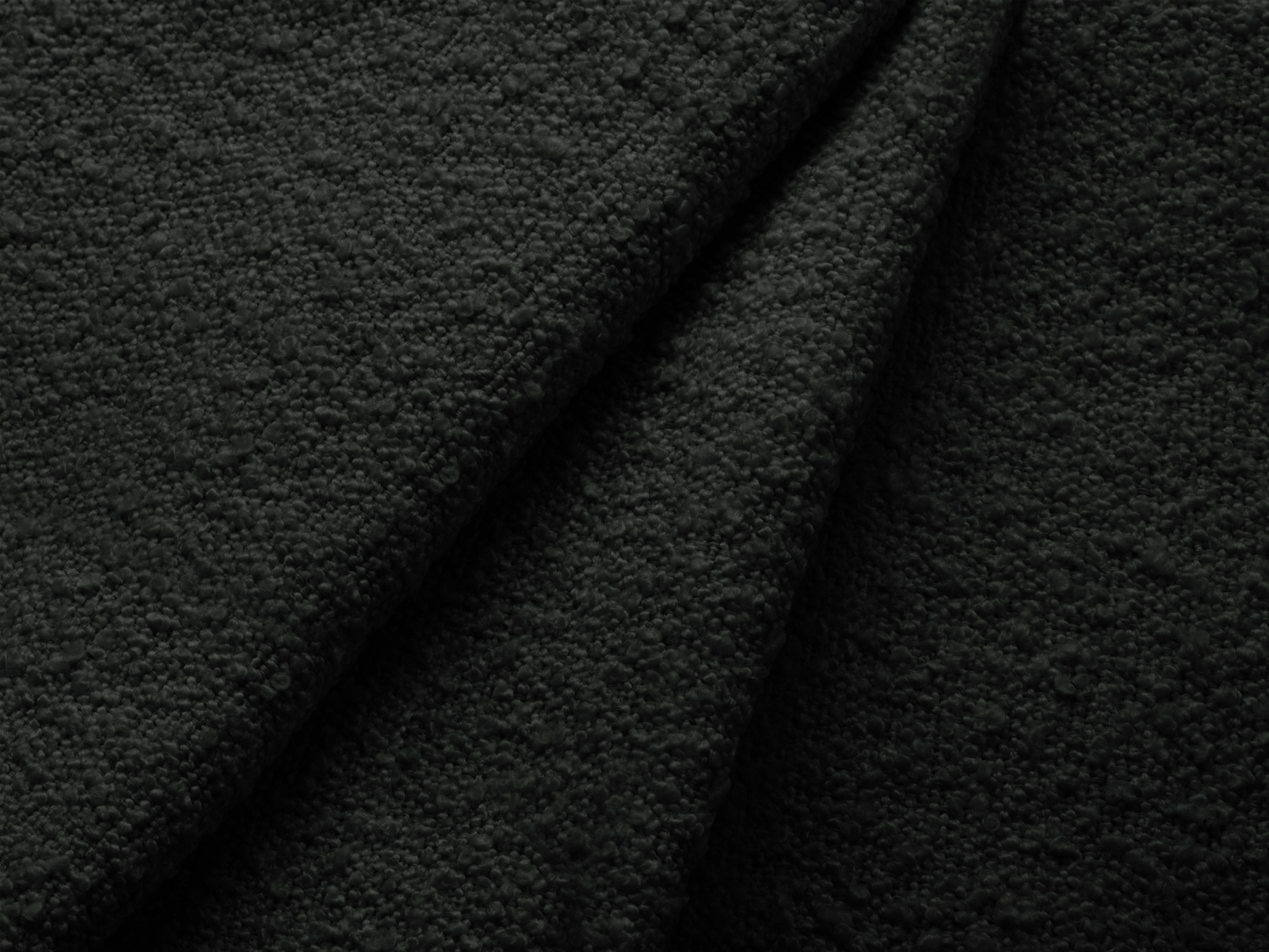 MILEY Modular Sofa - Left-Side Module Black Boucle