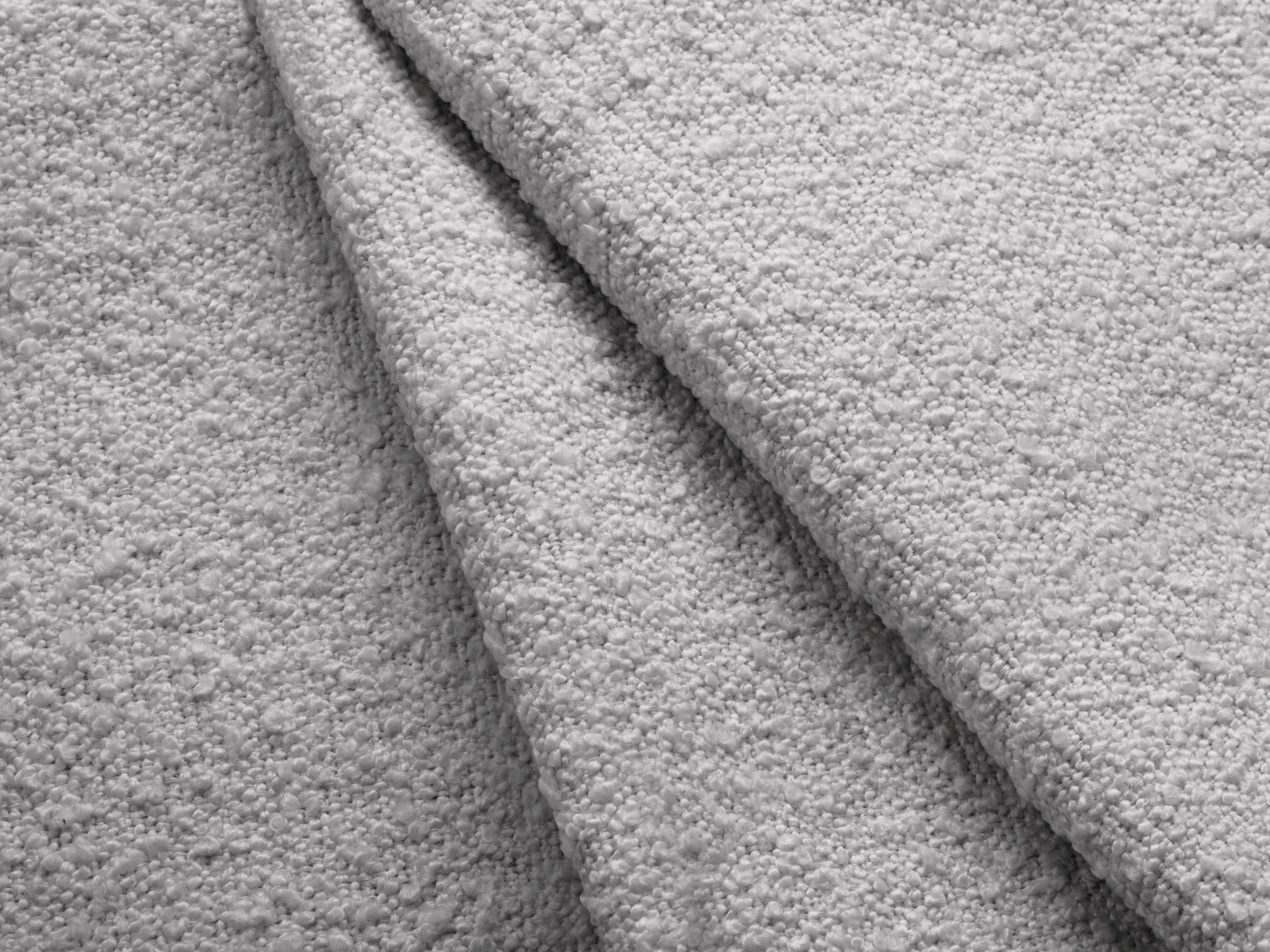 MILEY Modular Sofa - Right Side Module Light Gray Boucle