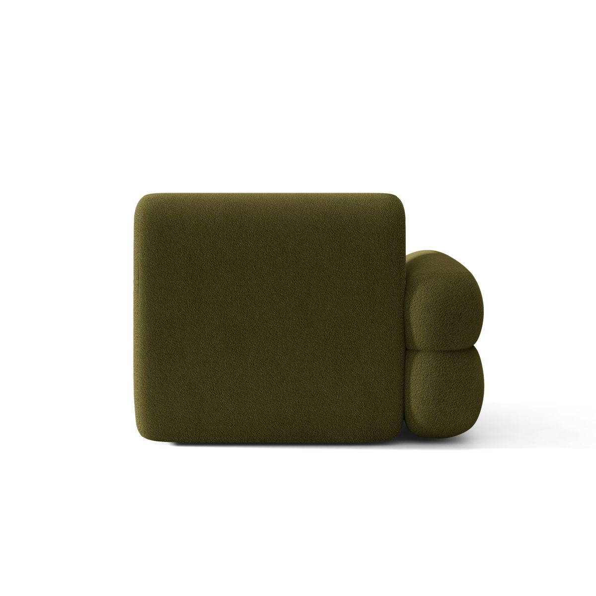 NEO Modular Sofa - Left Module in Olive Boucle
