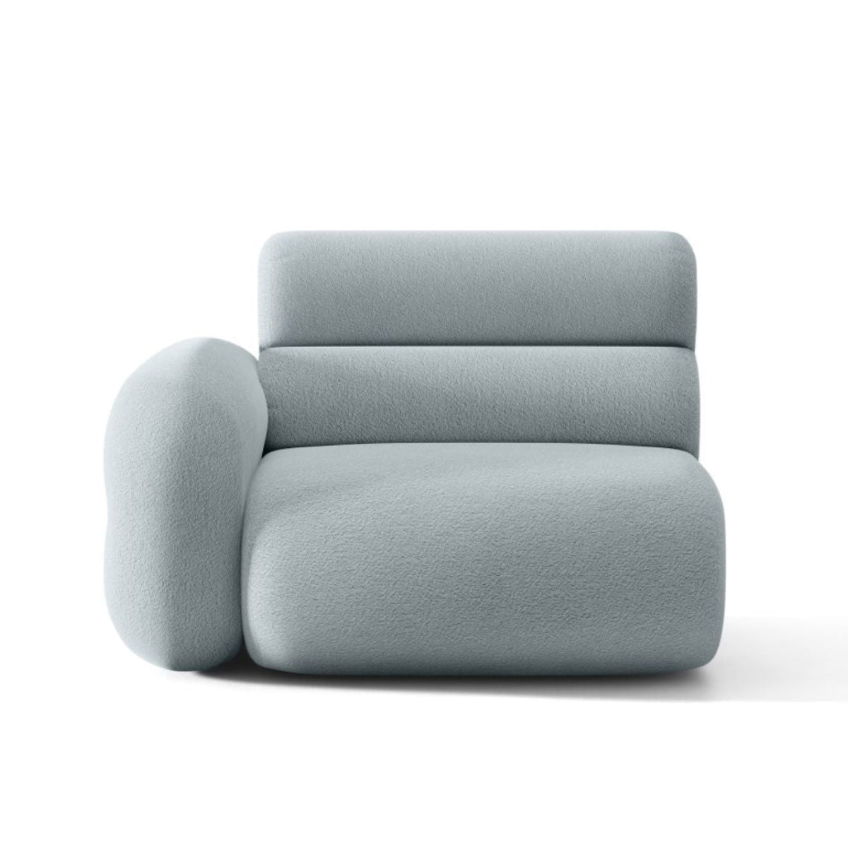 NEO Modular Sofa - Left Module in Blue Boucle