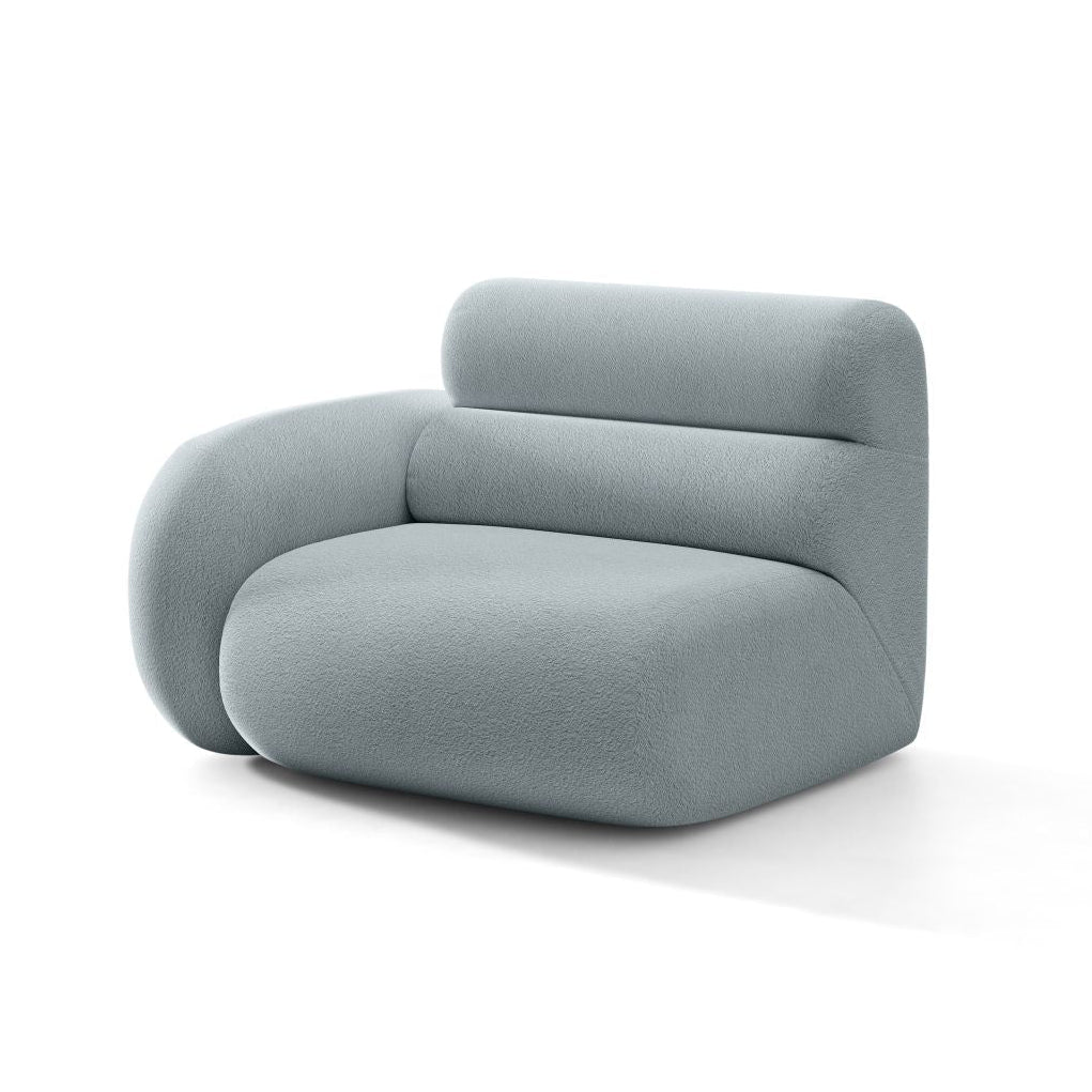 NEO Modular Sofa - Left Module in Blue Boucle