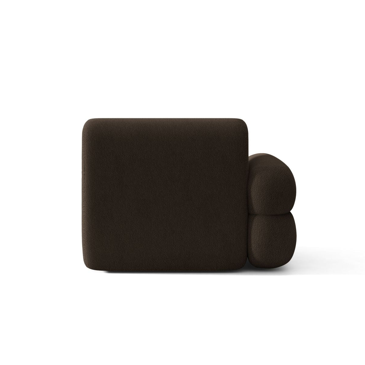 NEO Modular Sofa - Left Module in Brown Boucle