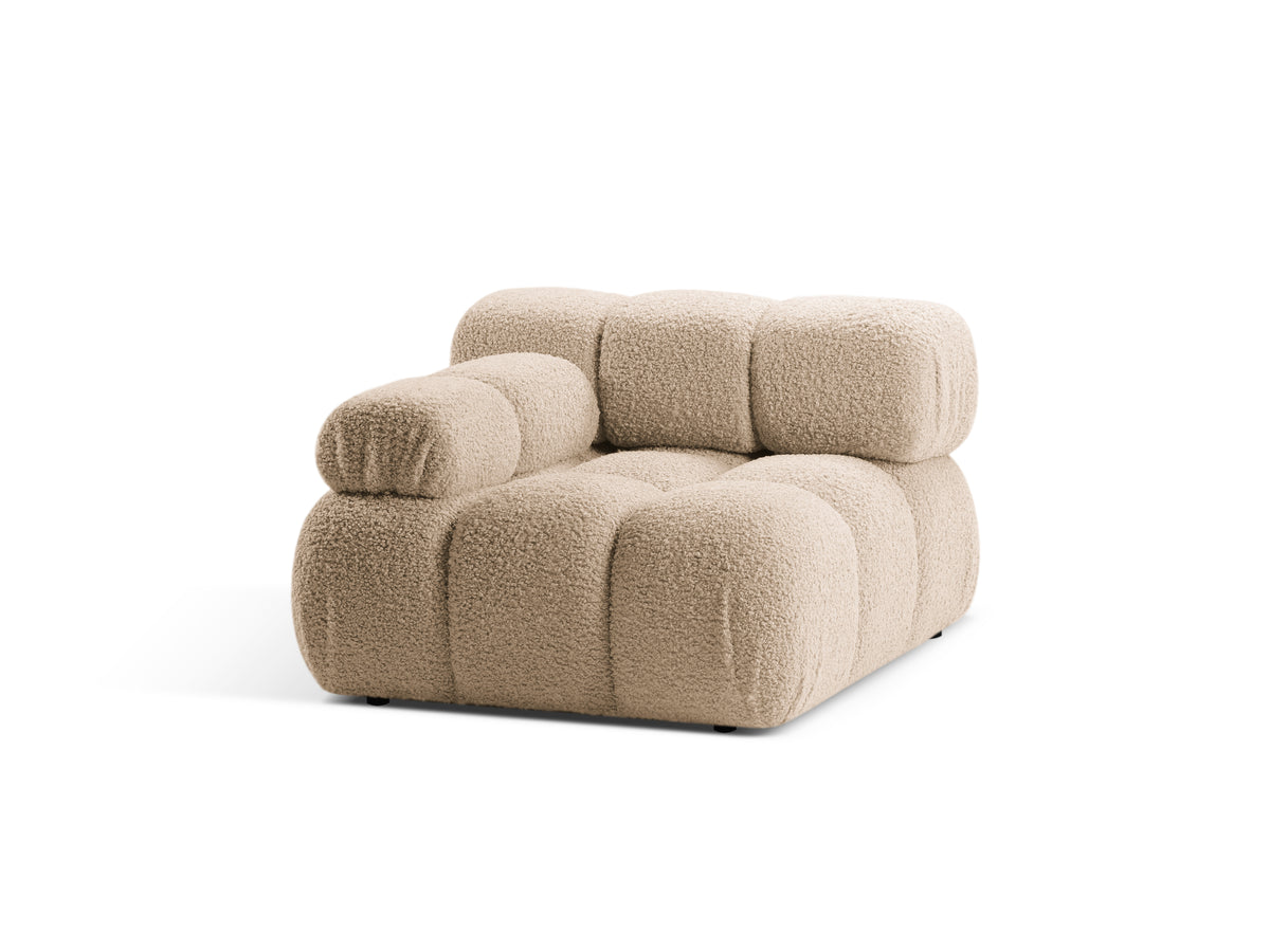 BELLIS Modular Sofa - Left-Side Module in Sandy Boucle