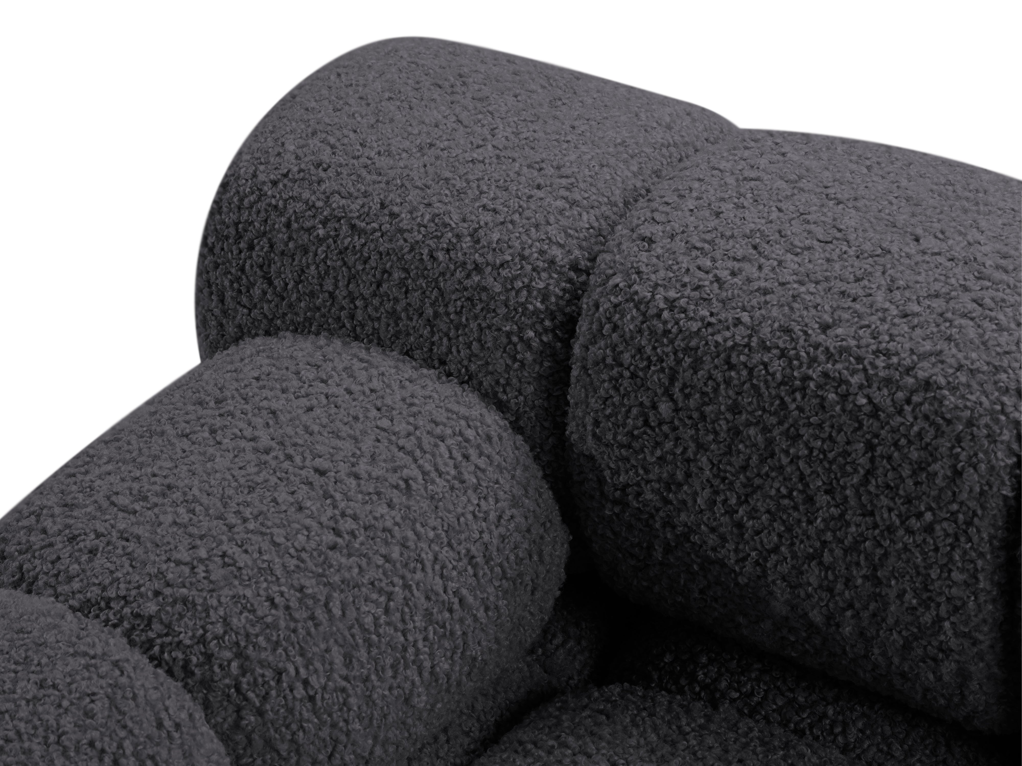 BELLIS Modular Sofa - Left-Arm Graphite Boucle Module