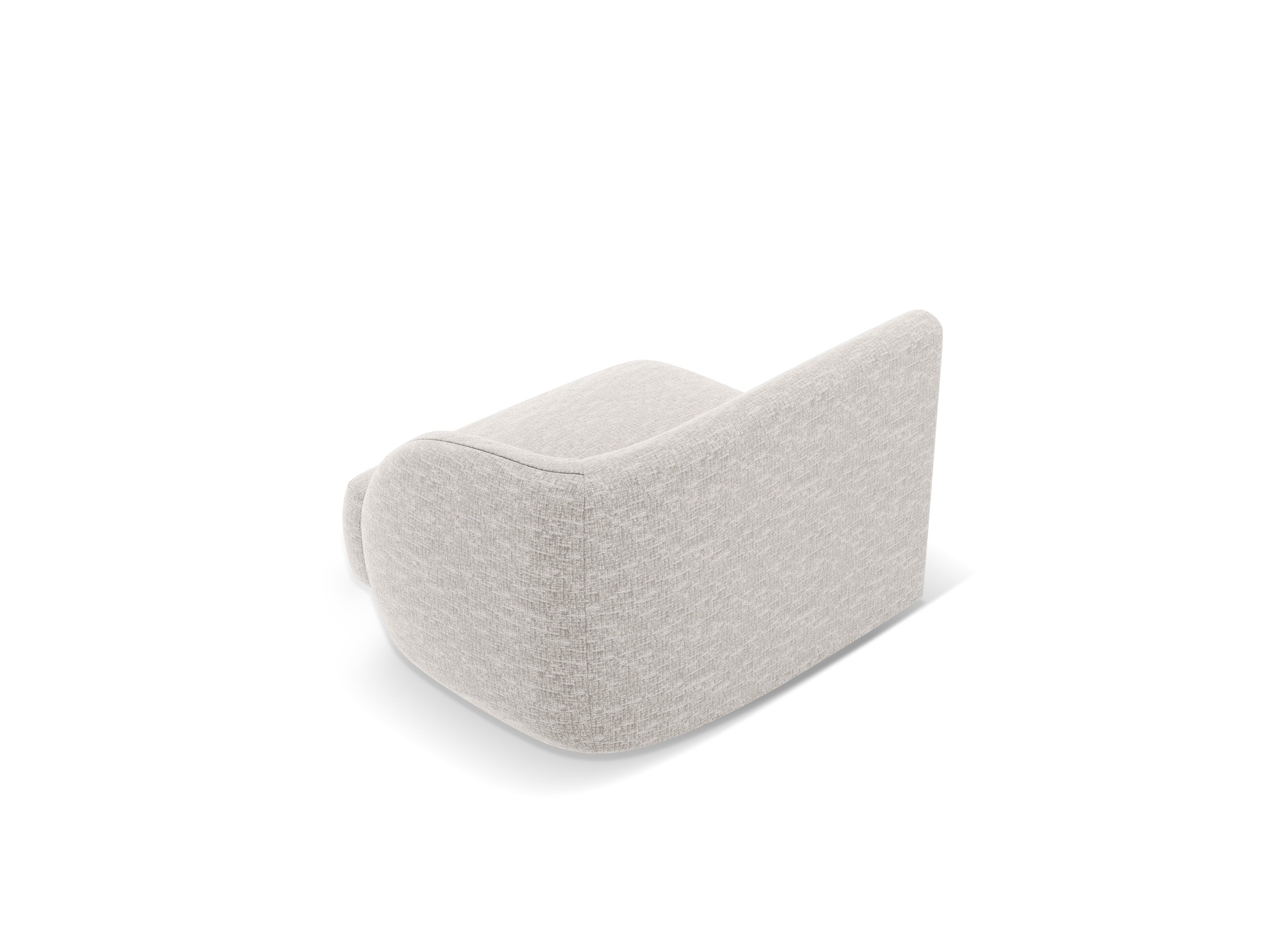 Modulsofa - rechte Modul MILEY graues Chenille