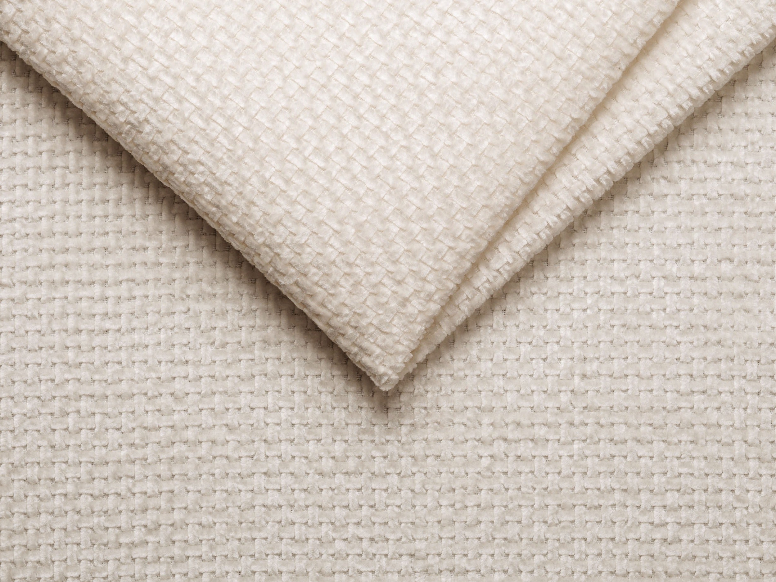 Modulares Sofa - rechter Modul MILEY Elfenbein Chenille